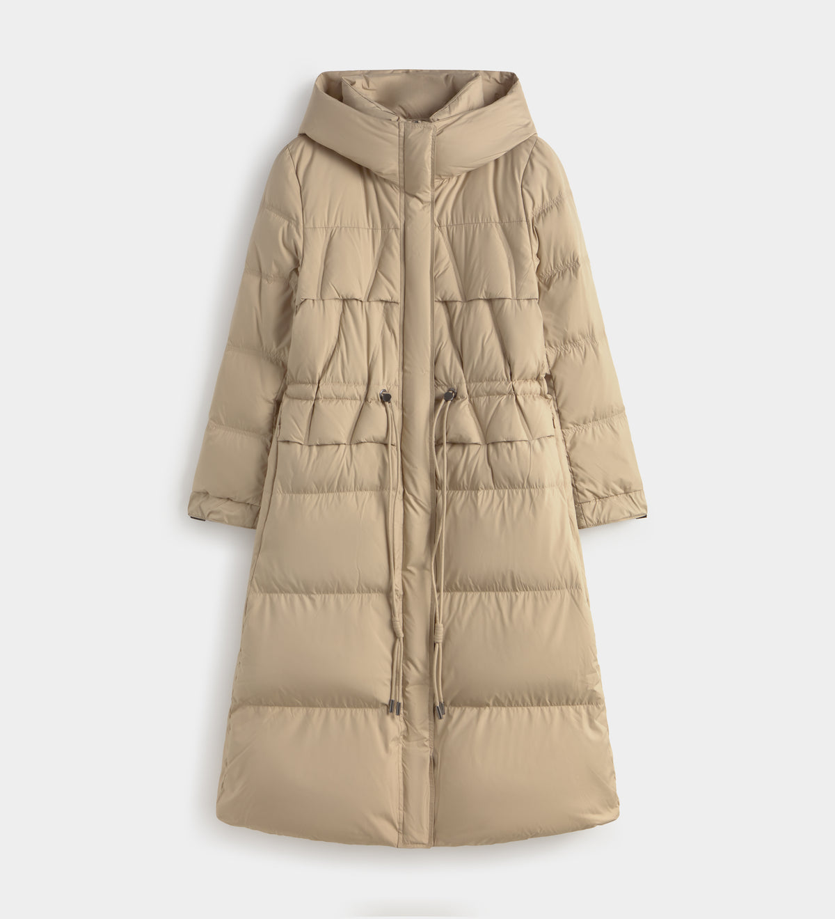 Parka larga acolchada