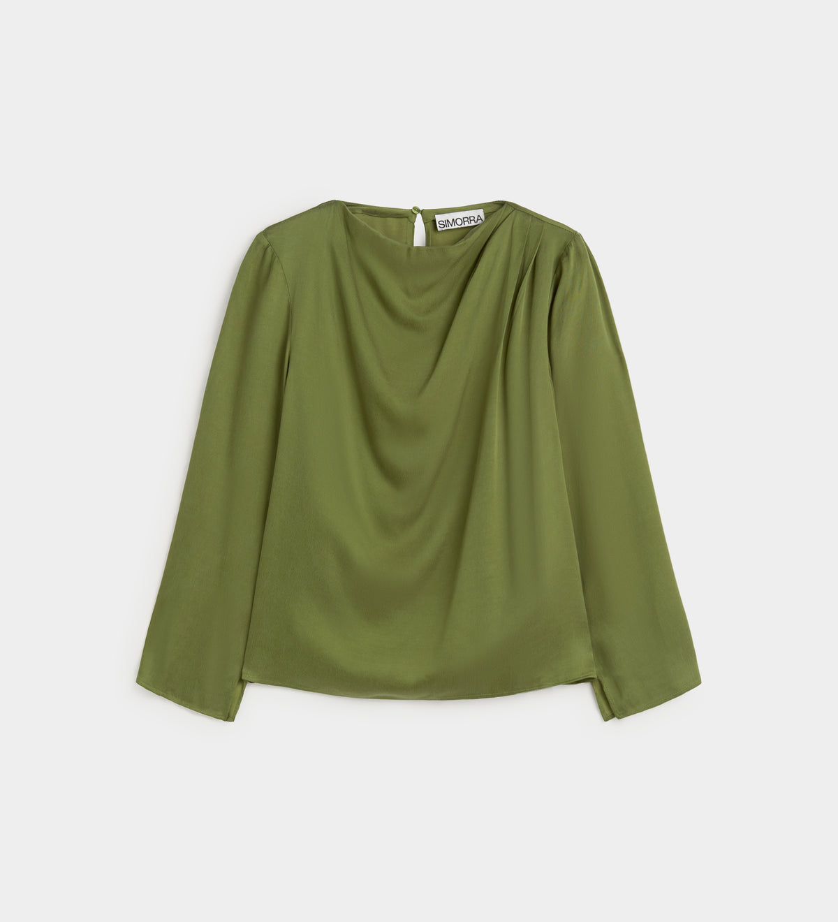 Blusa fluida satinada
