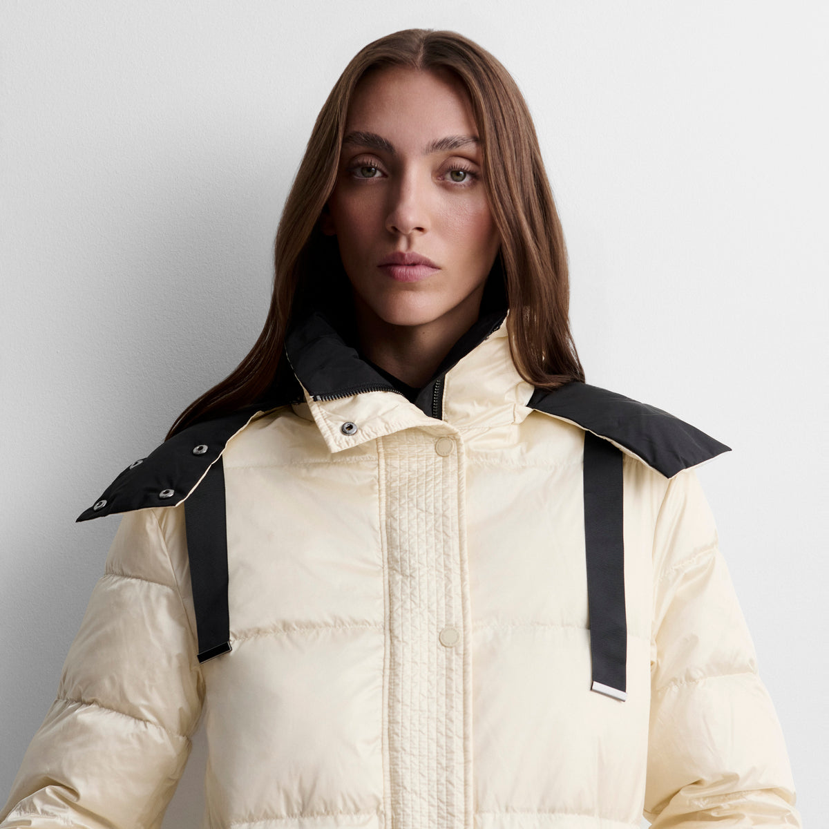 Long reversible parka
