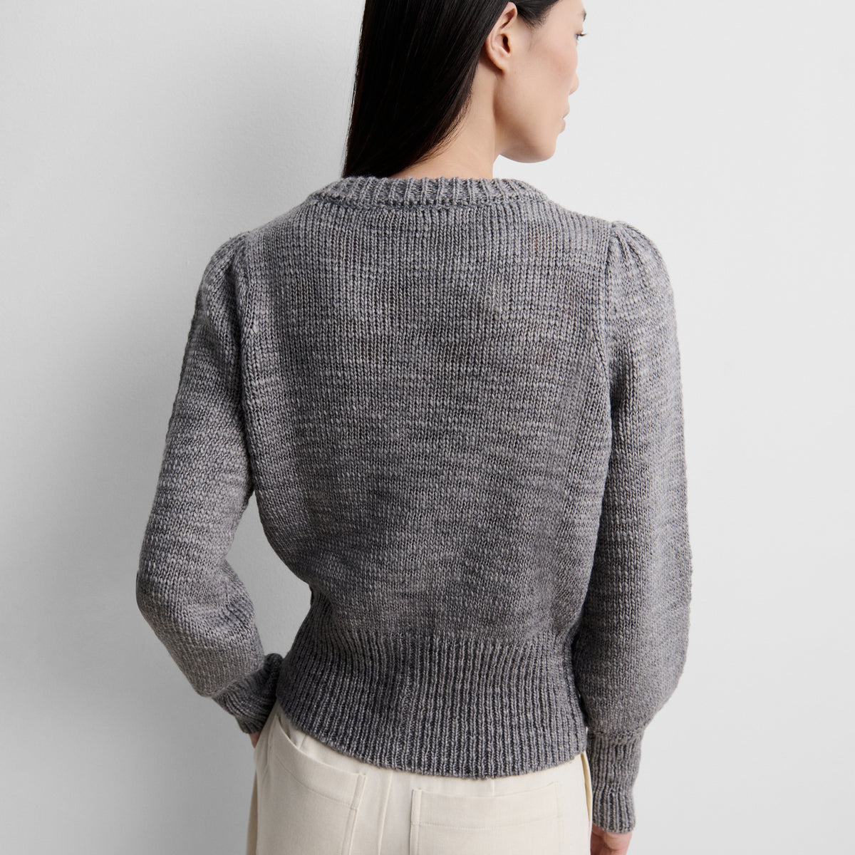 Cardigan court en maille