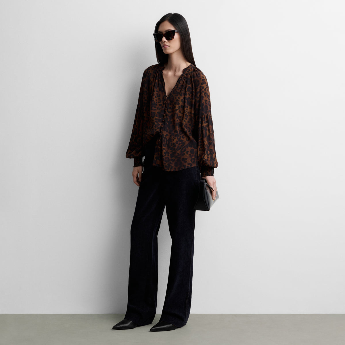 Blouse imprimé animal