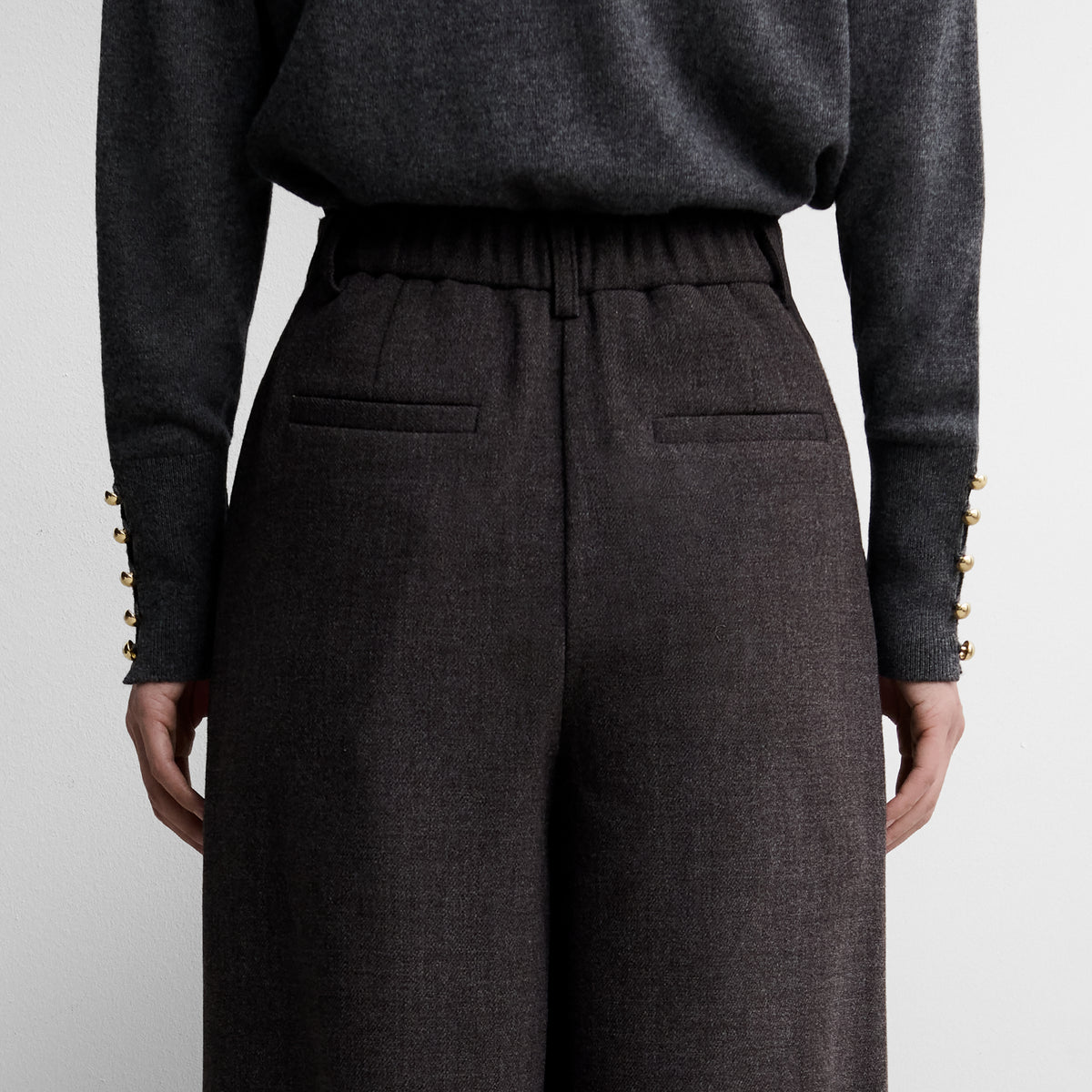 Pantalón ancho pinzas