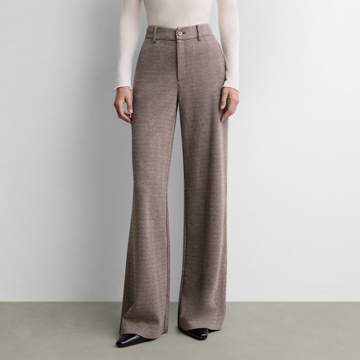 Pantalón ancho espiga