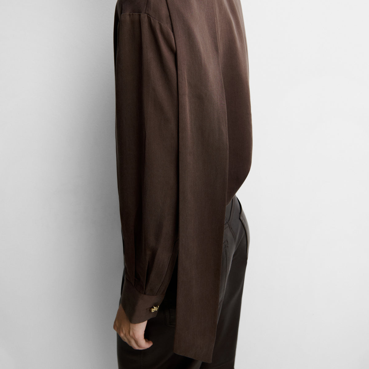 Blusa fluida lazada