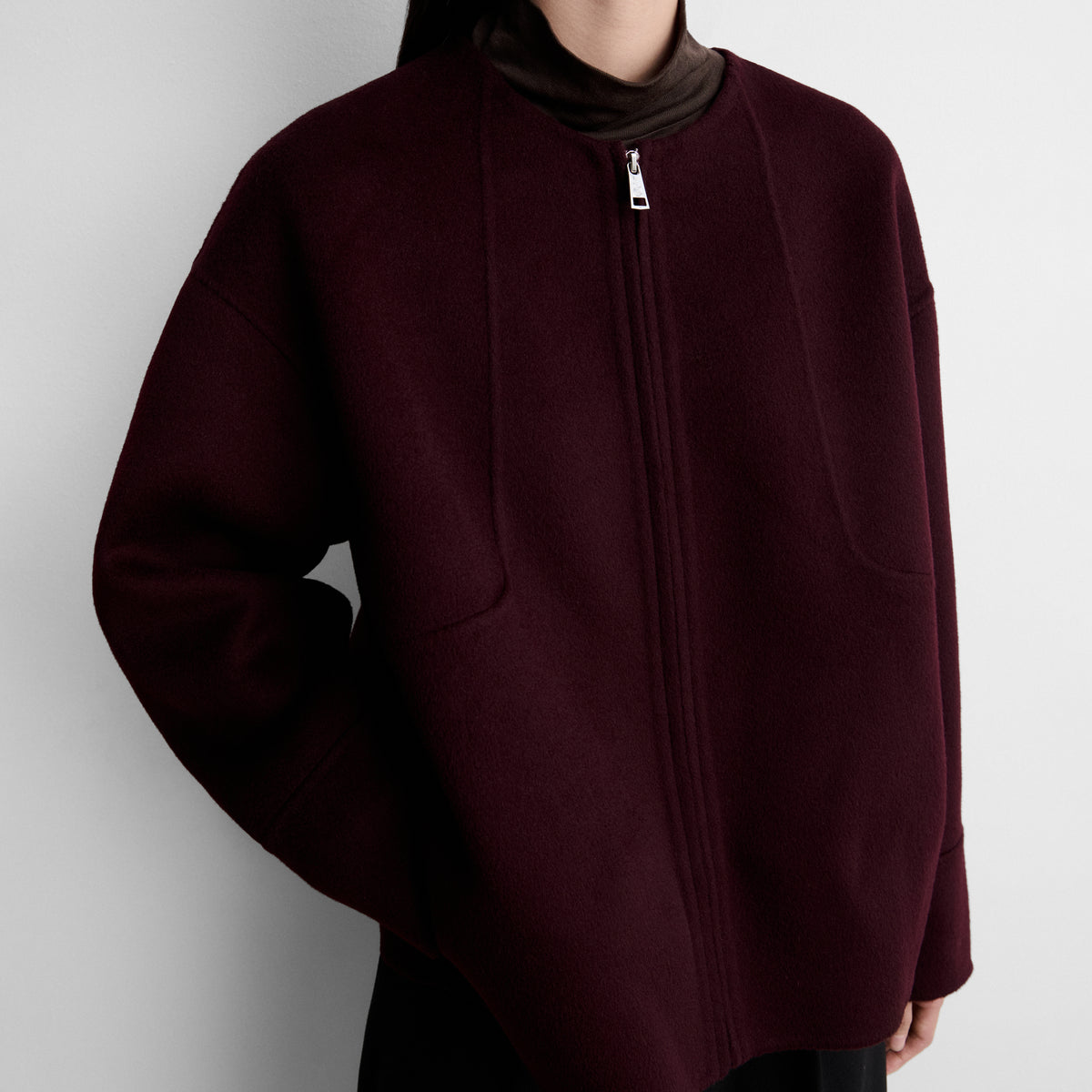 Chaqueta con cremallera