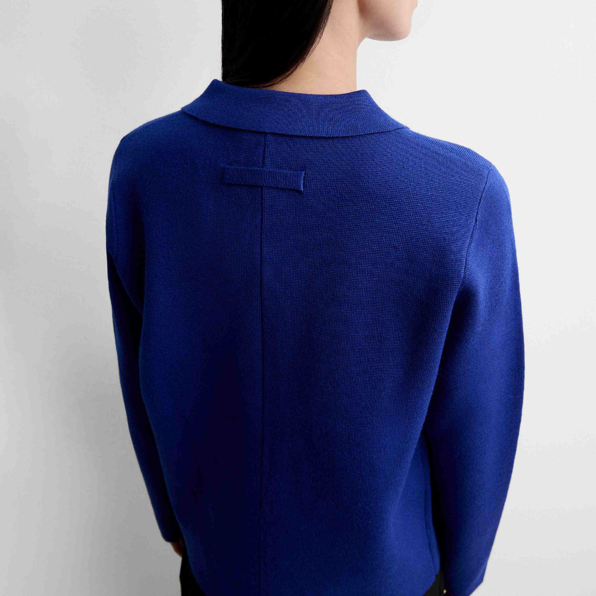Technical knit cardigan