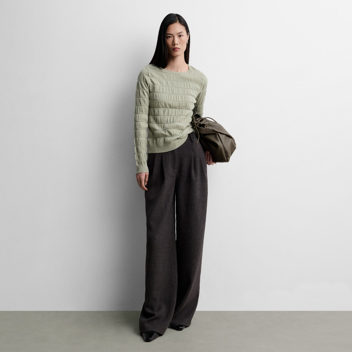 Pull en maille texturée