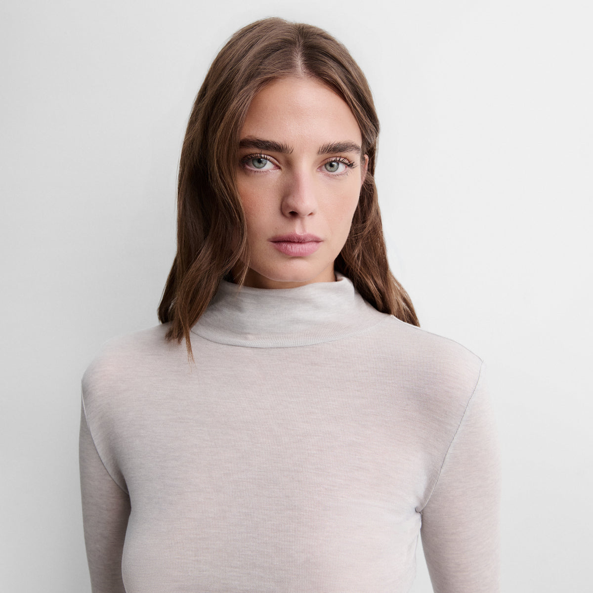 T-shirt col montant