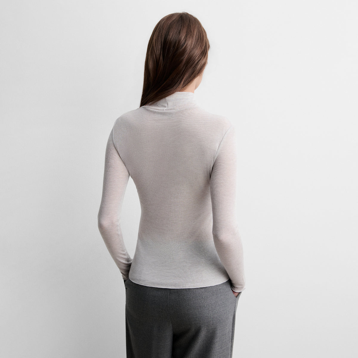 T-shirt col montant