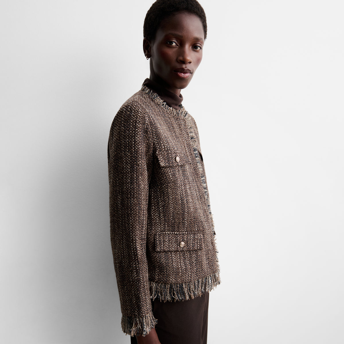 Chaqueta de tweed