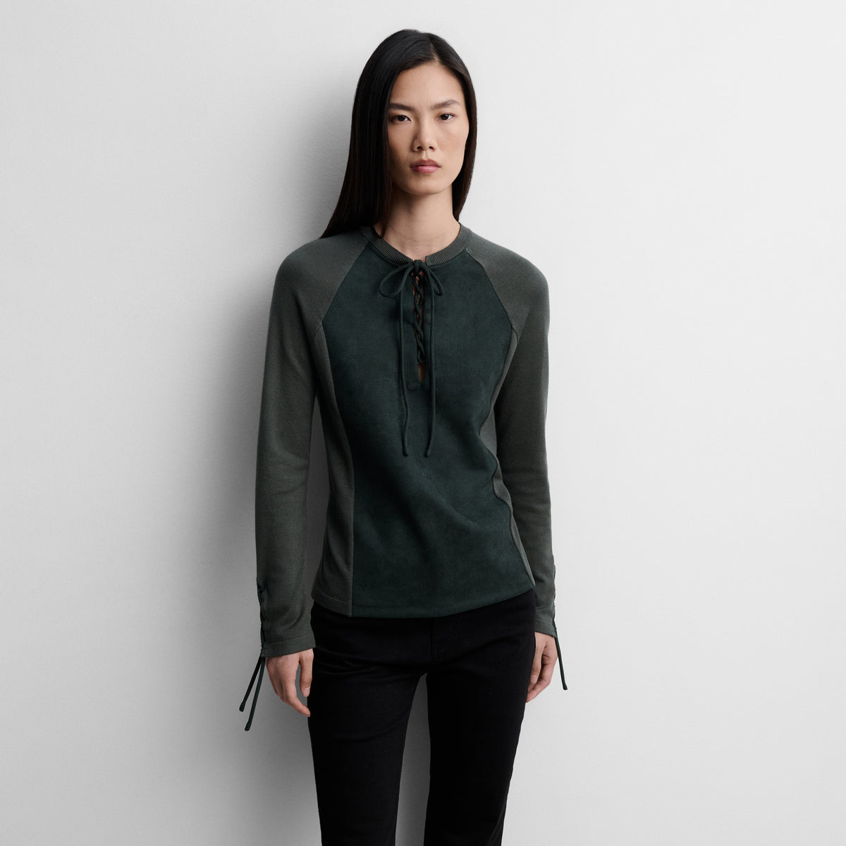 Pull bimatière