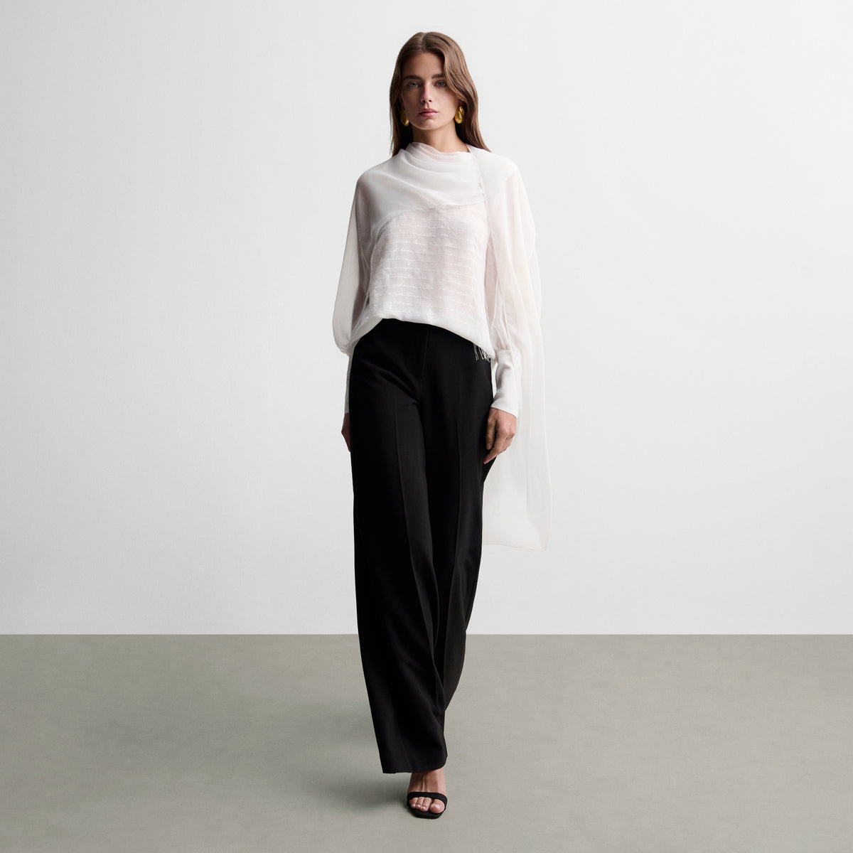 Blusa bordada pañuelo