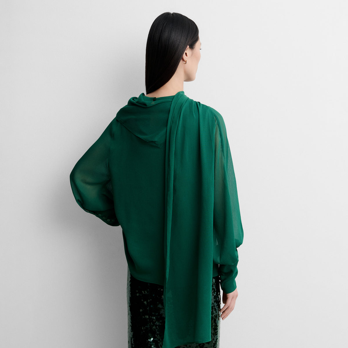 Blusa bordada pañuelo