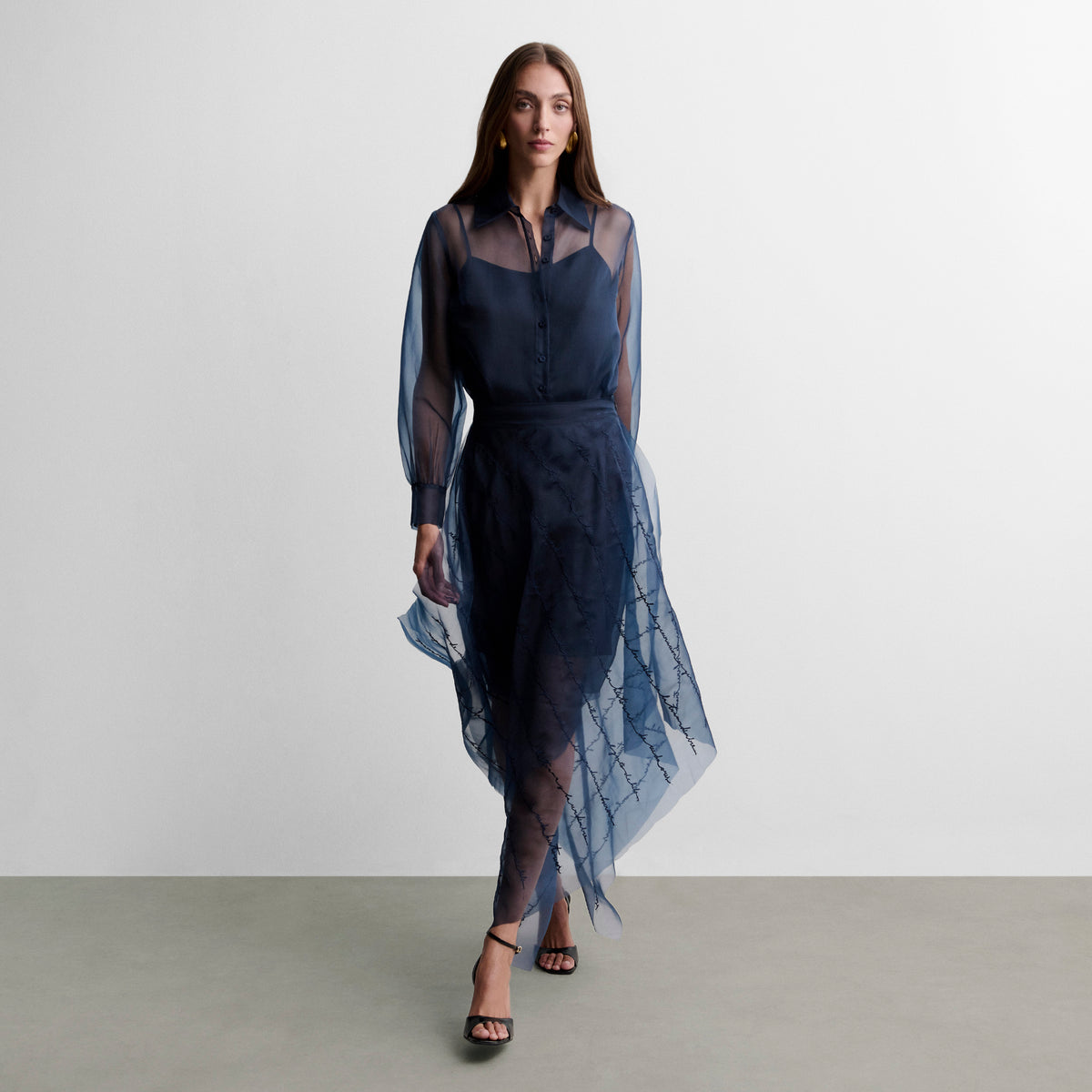 Chemise en organza