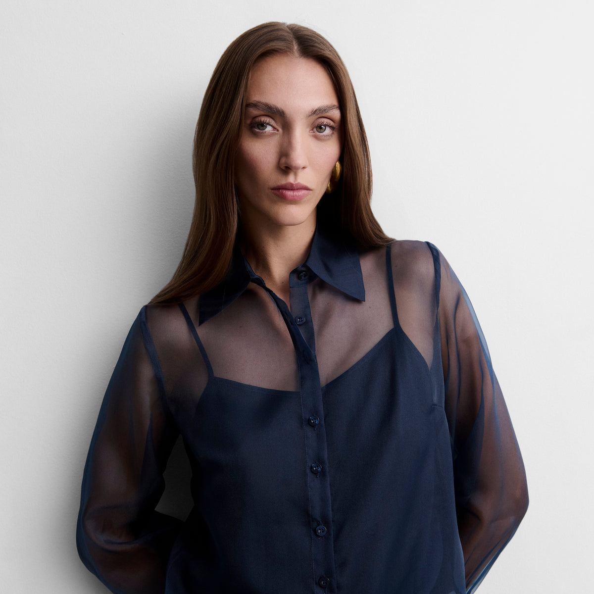 Chemise en organza