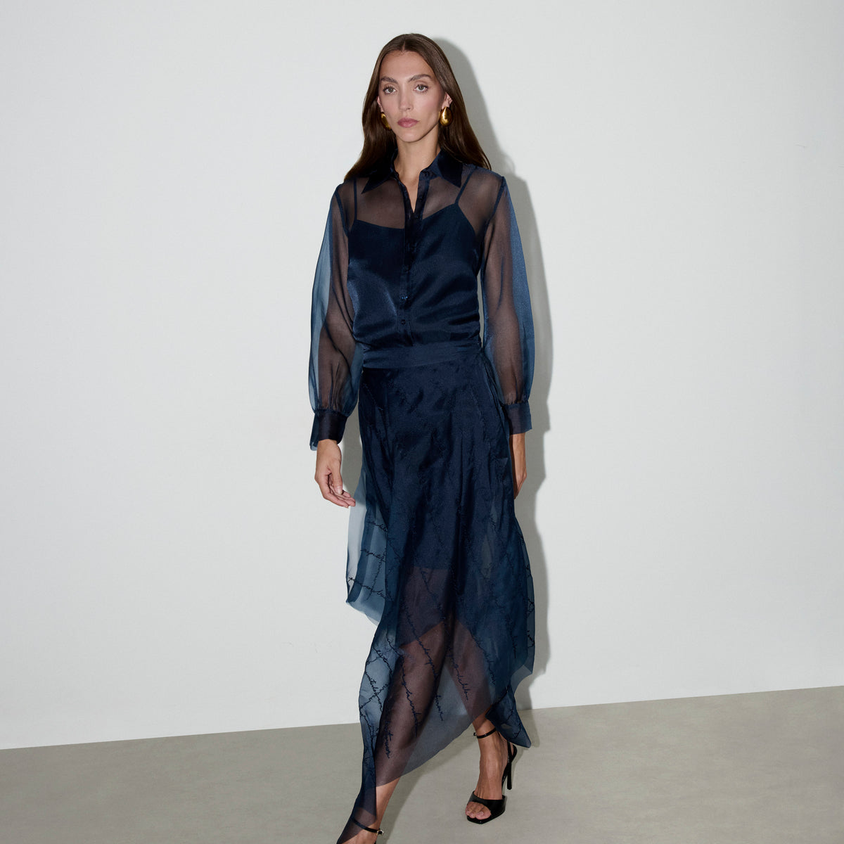 Chemise en organza