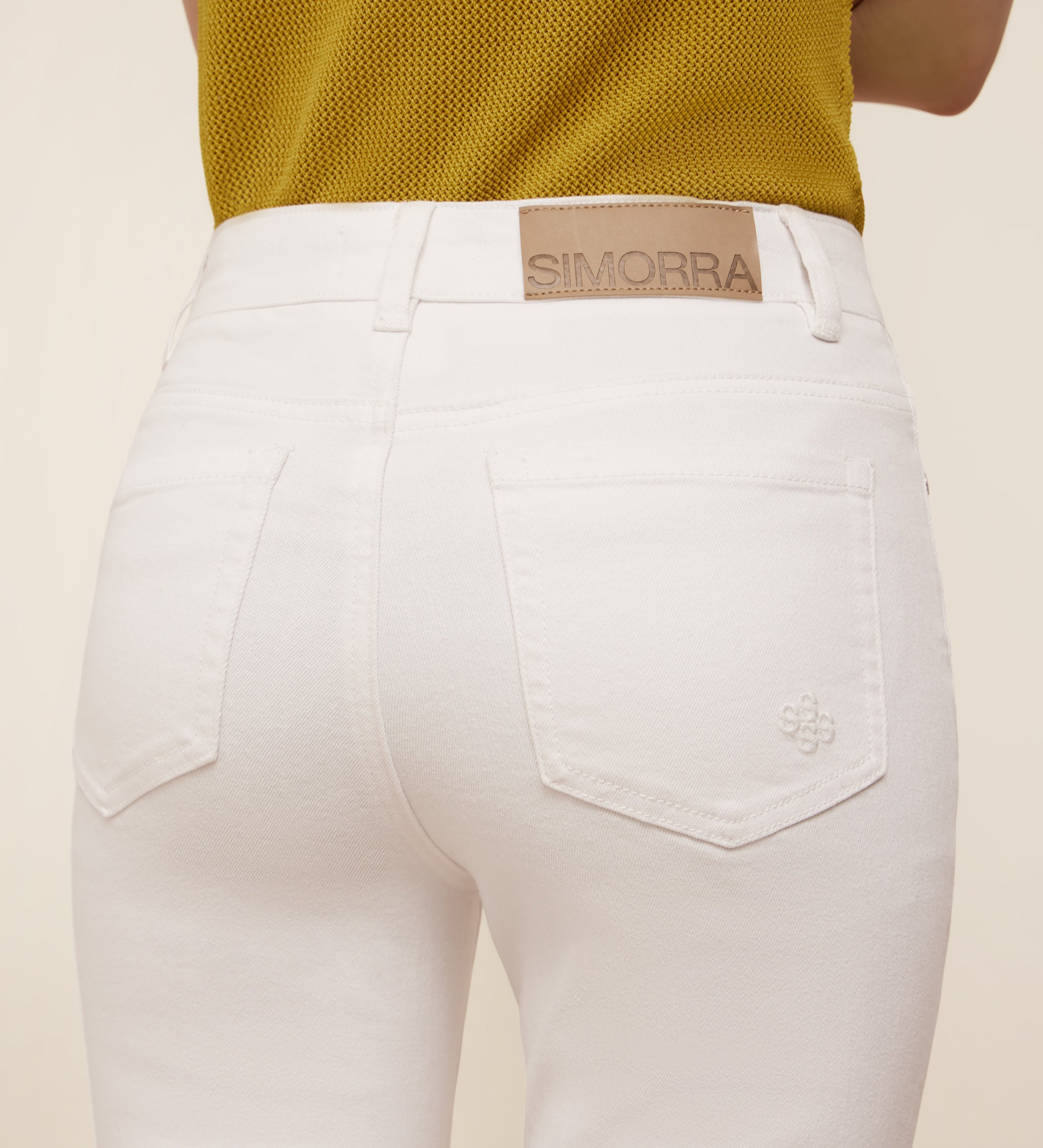 Pantalon court évasé