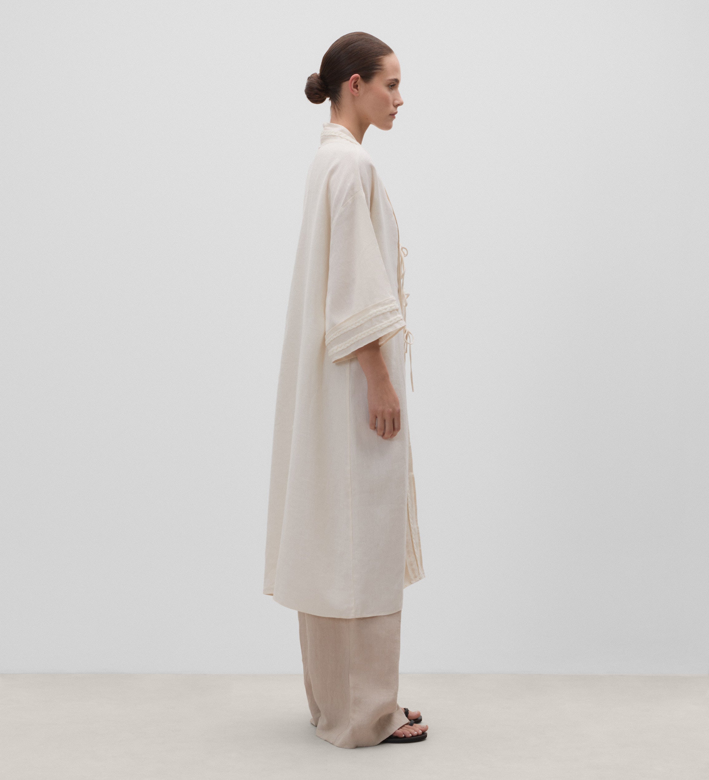 Linen kaftan braids