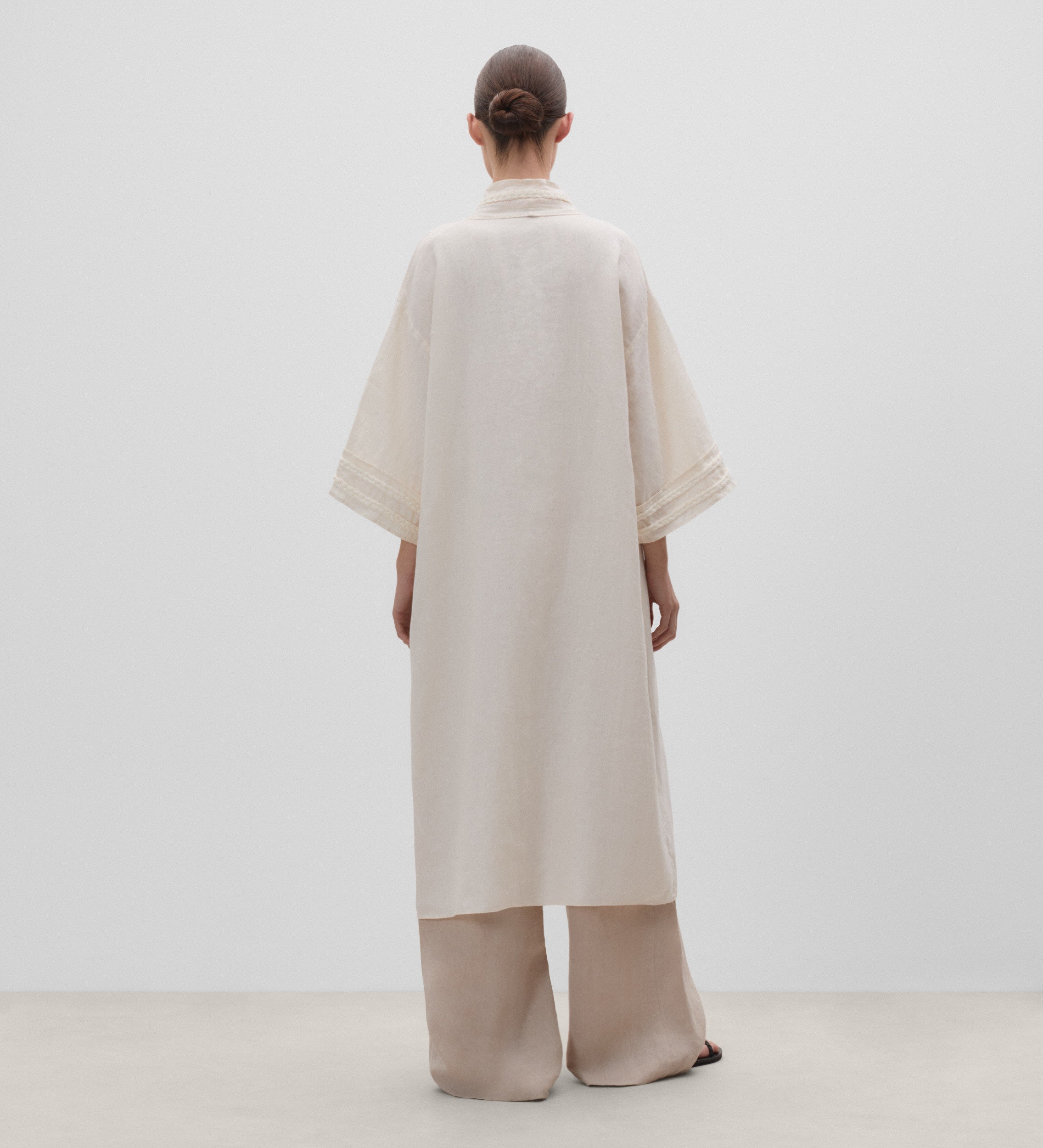 Linen kaftan braids