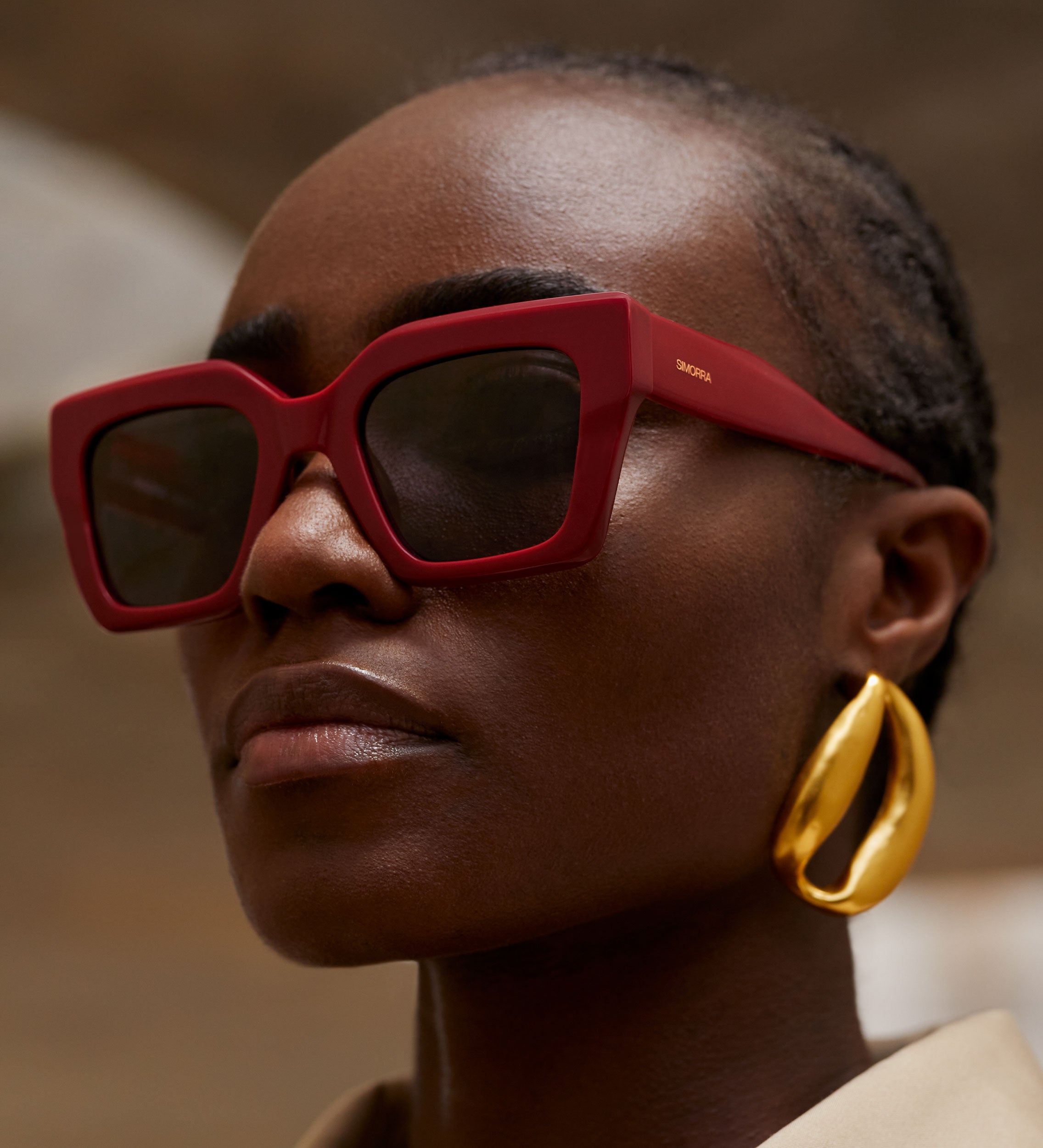 Gafas sol cat eye oversize