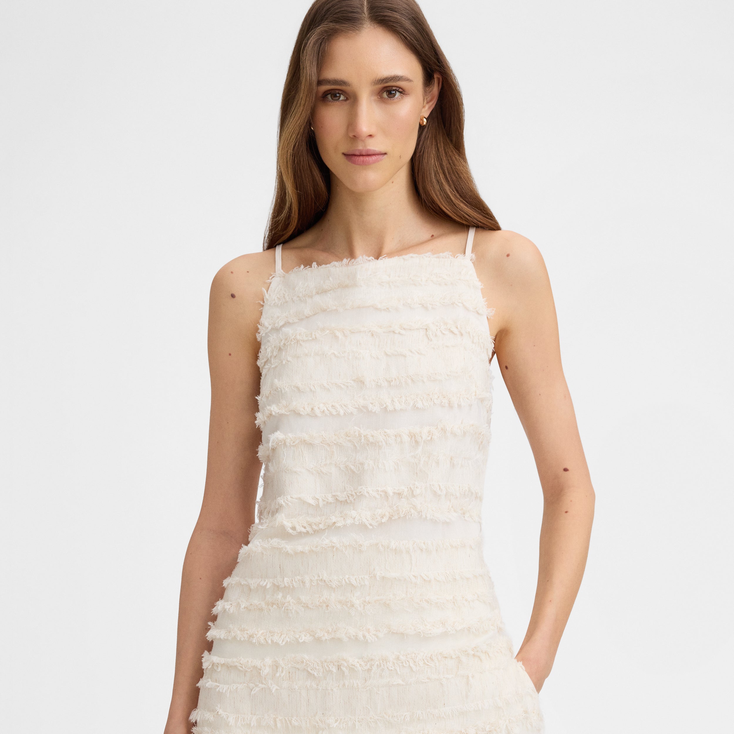 Textured strappy top