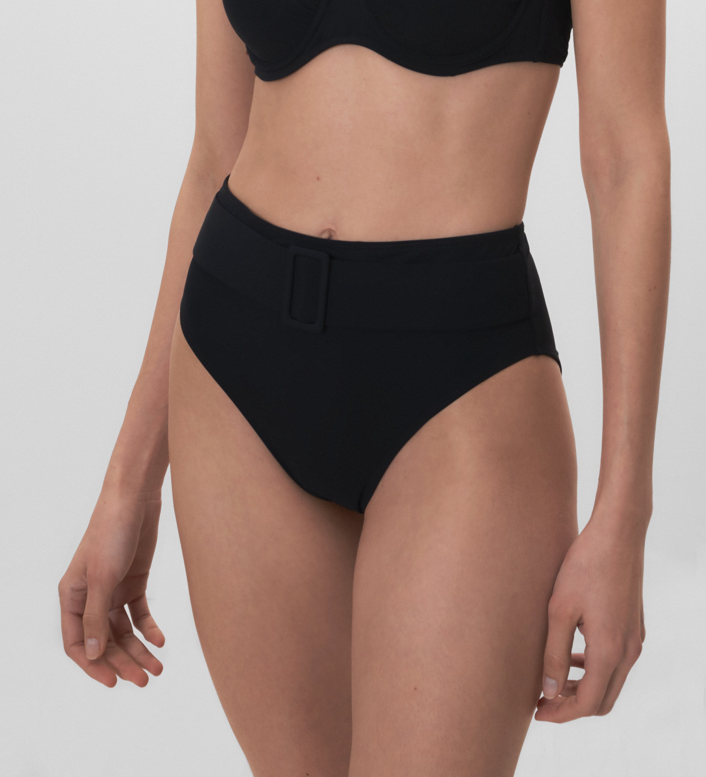 Bas de bikini taille haute