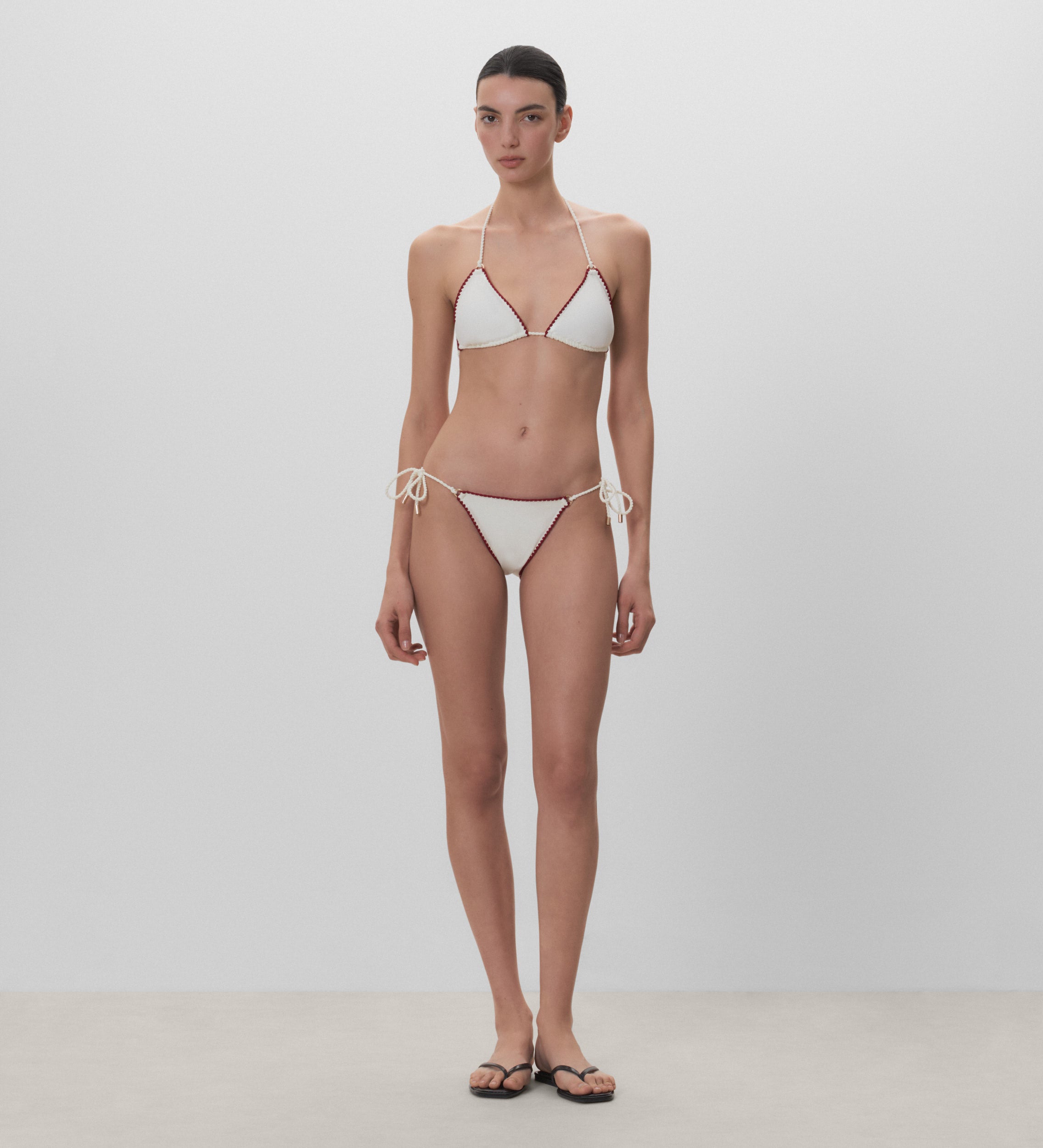 Bas de bikini réglable avec nœud