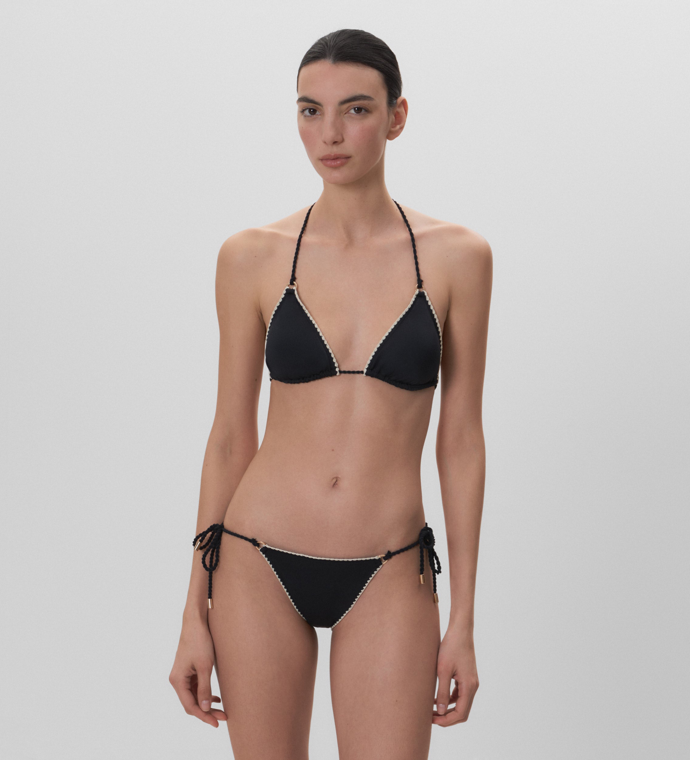 Bas de bikini réglable avec nœud
