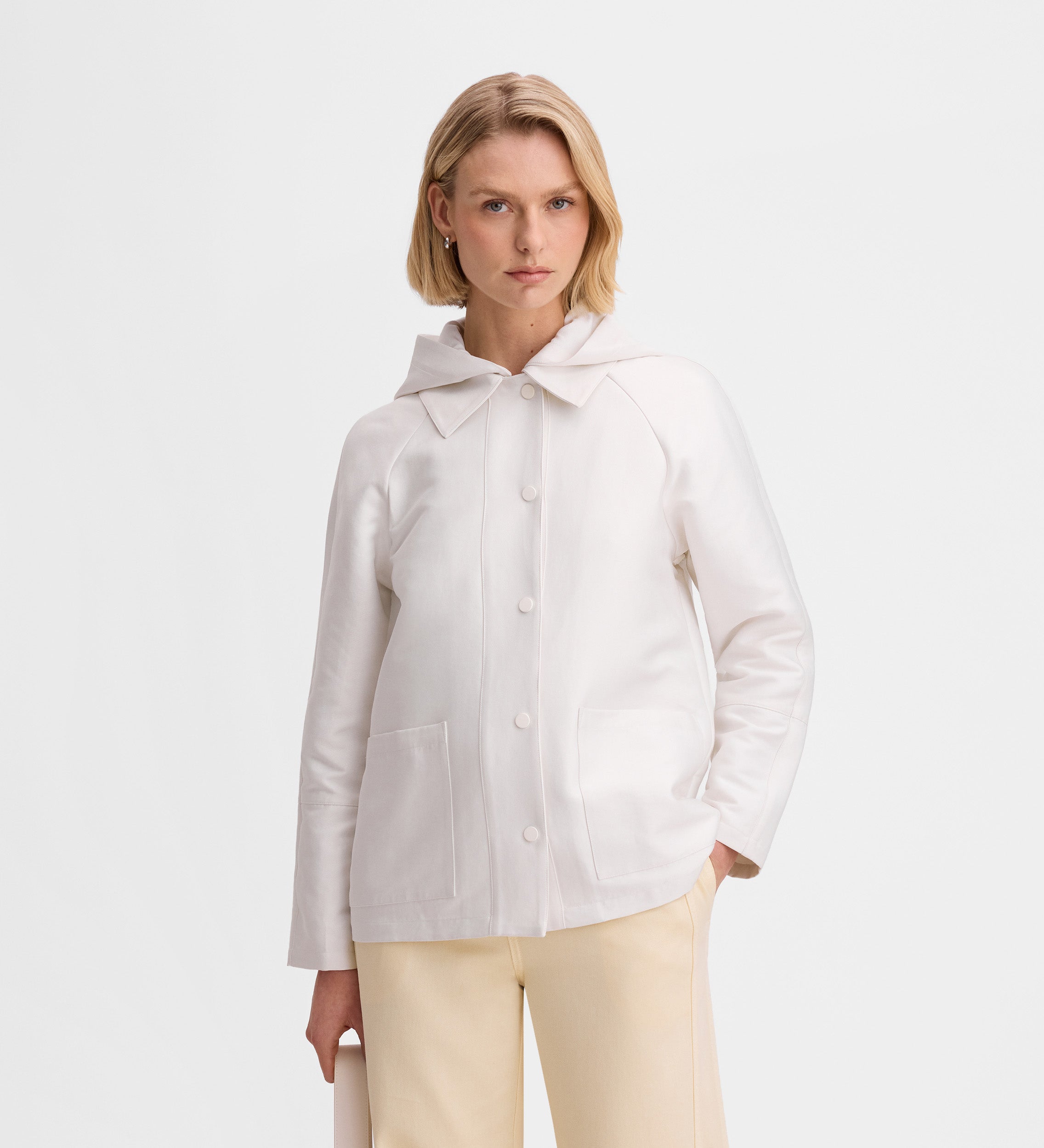 Technical jacket with hood