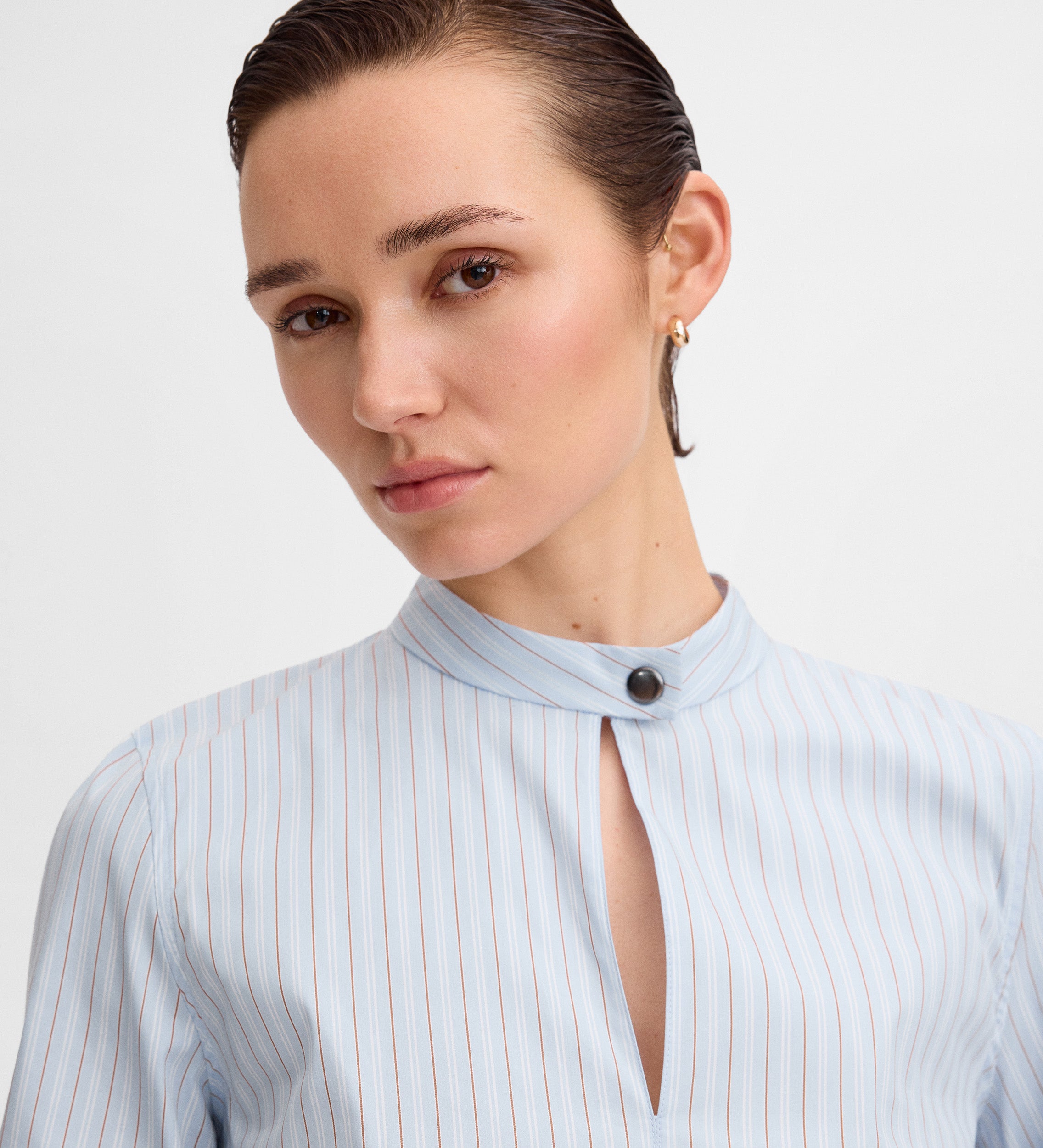 Blouse imprimé rayé