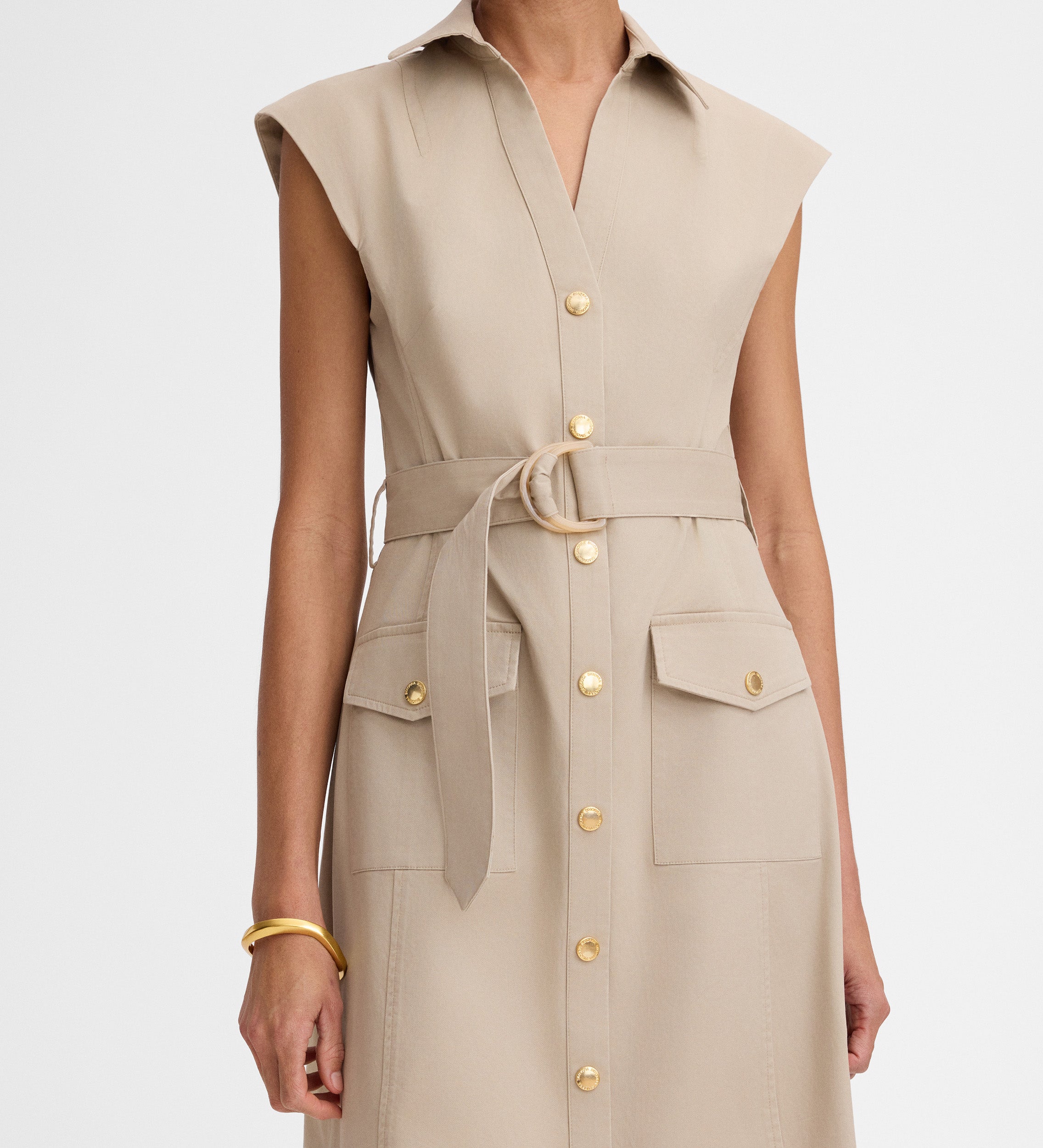 Robe midi safari
