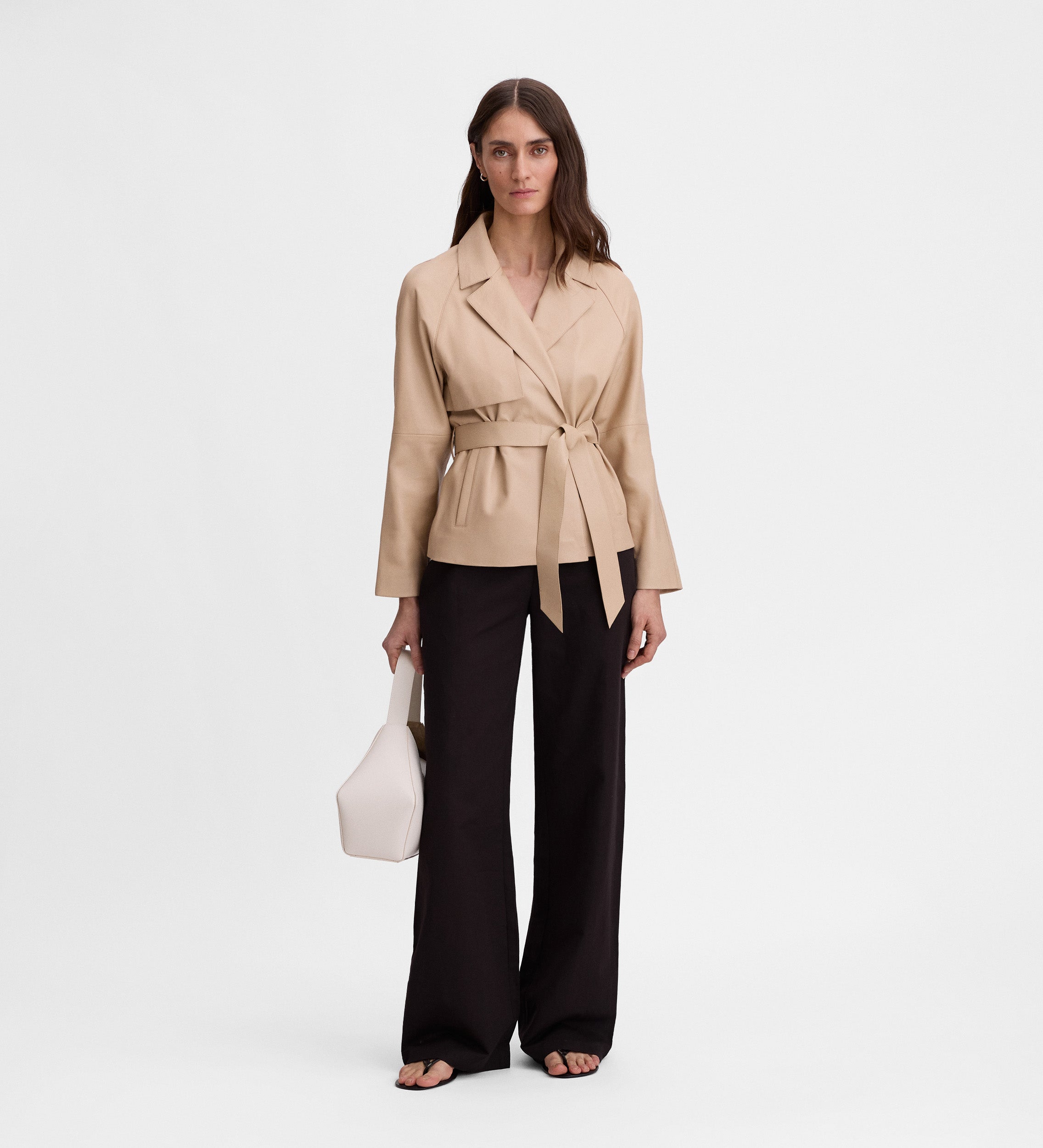 Gabardina corta napa