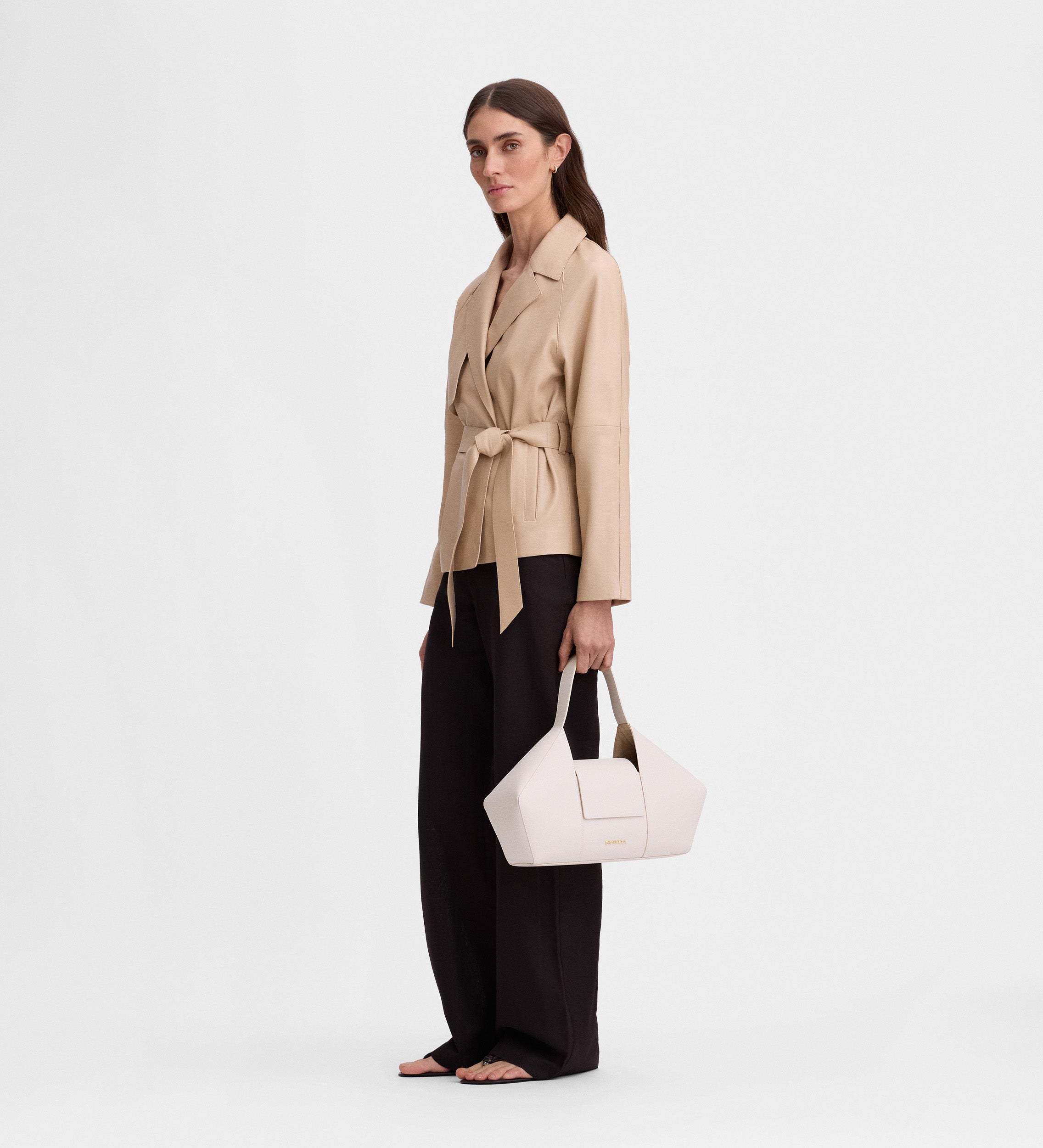 Gabardina corta napa