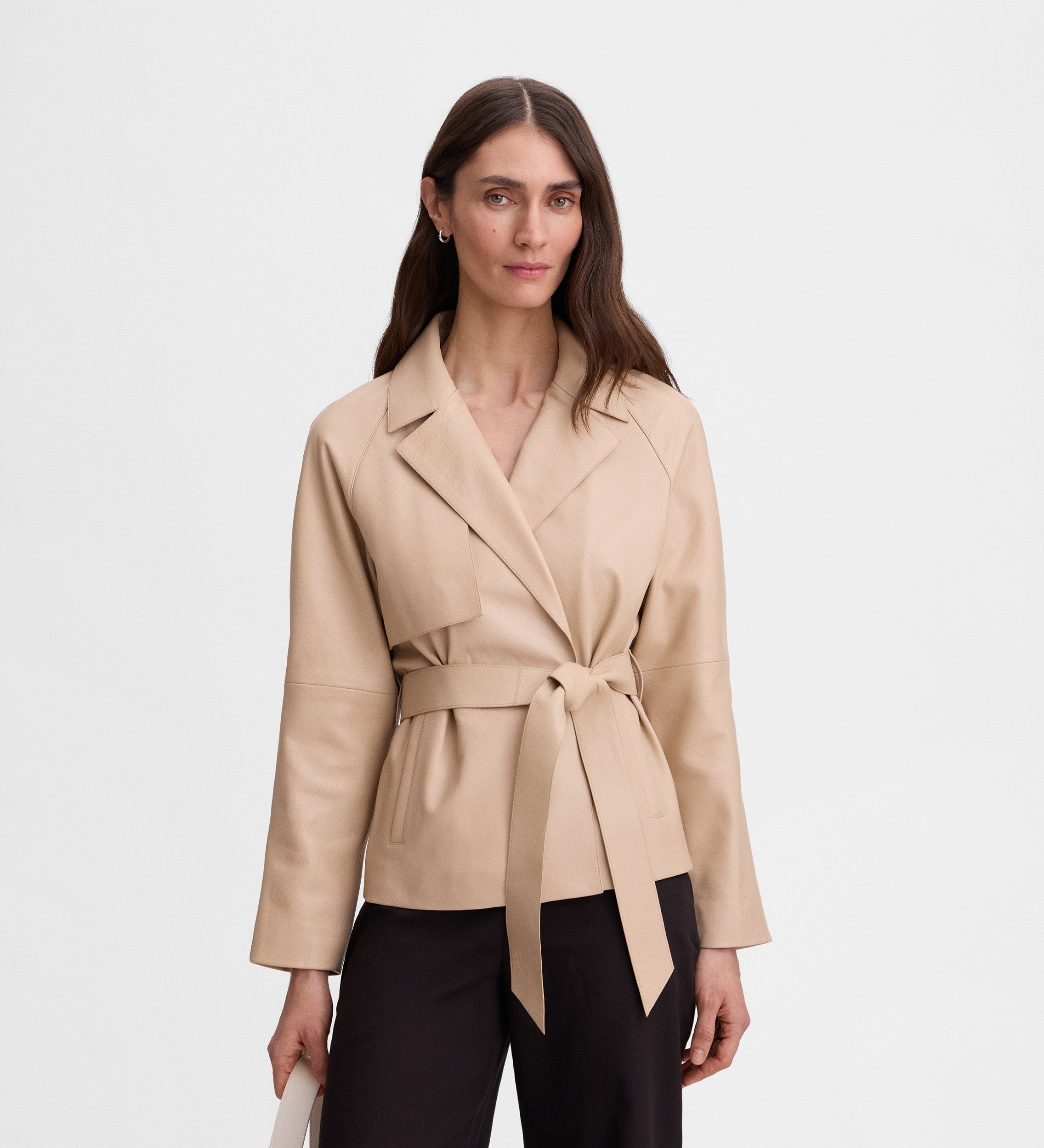Gabardina corta napa