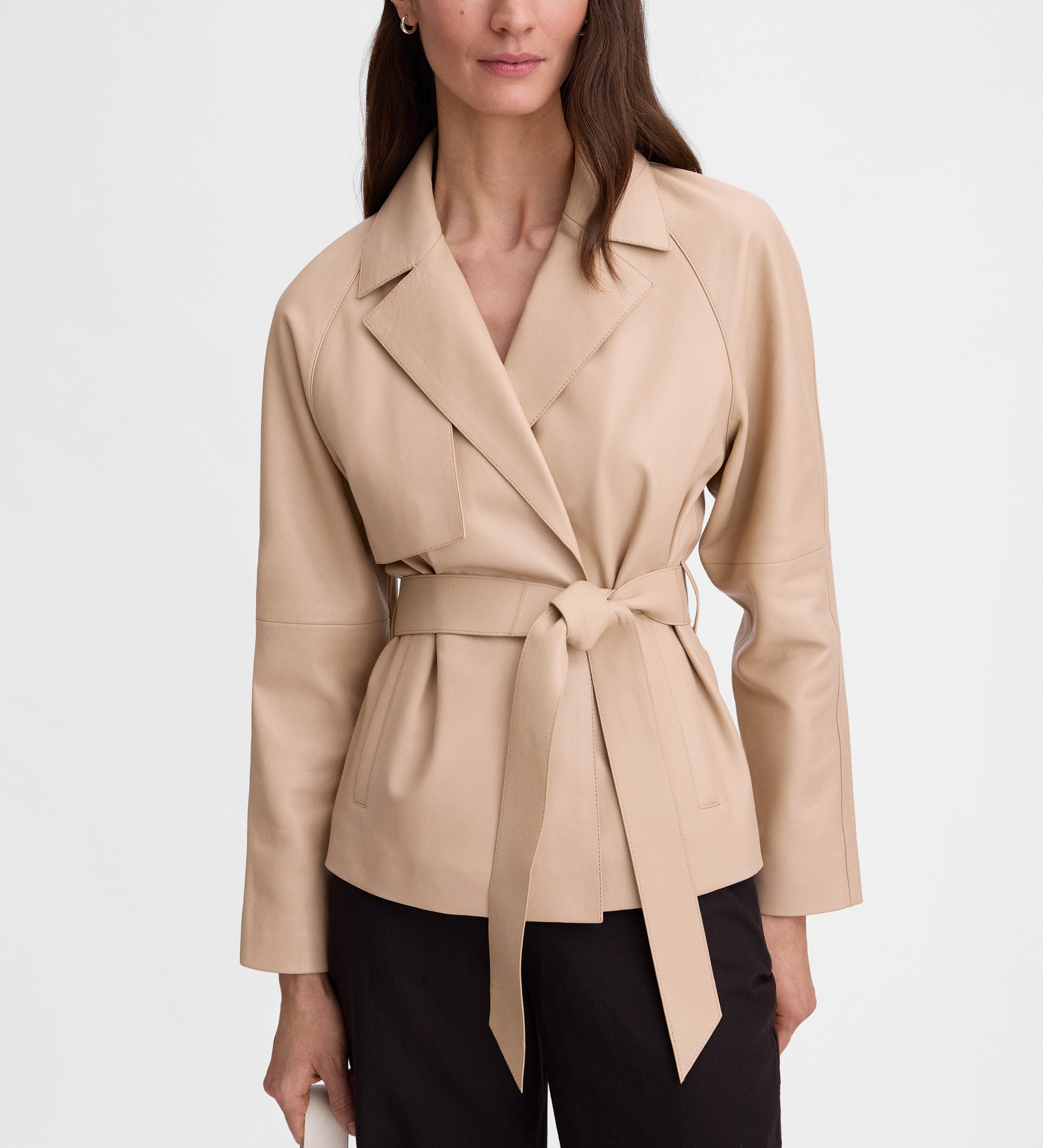 Gabardina corta napa