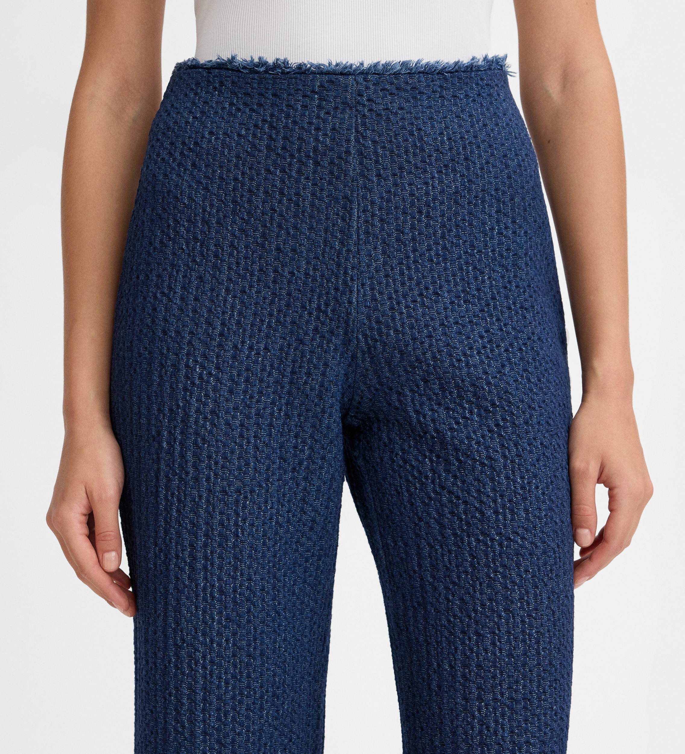 Pantalon long texturé