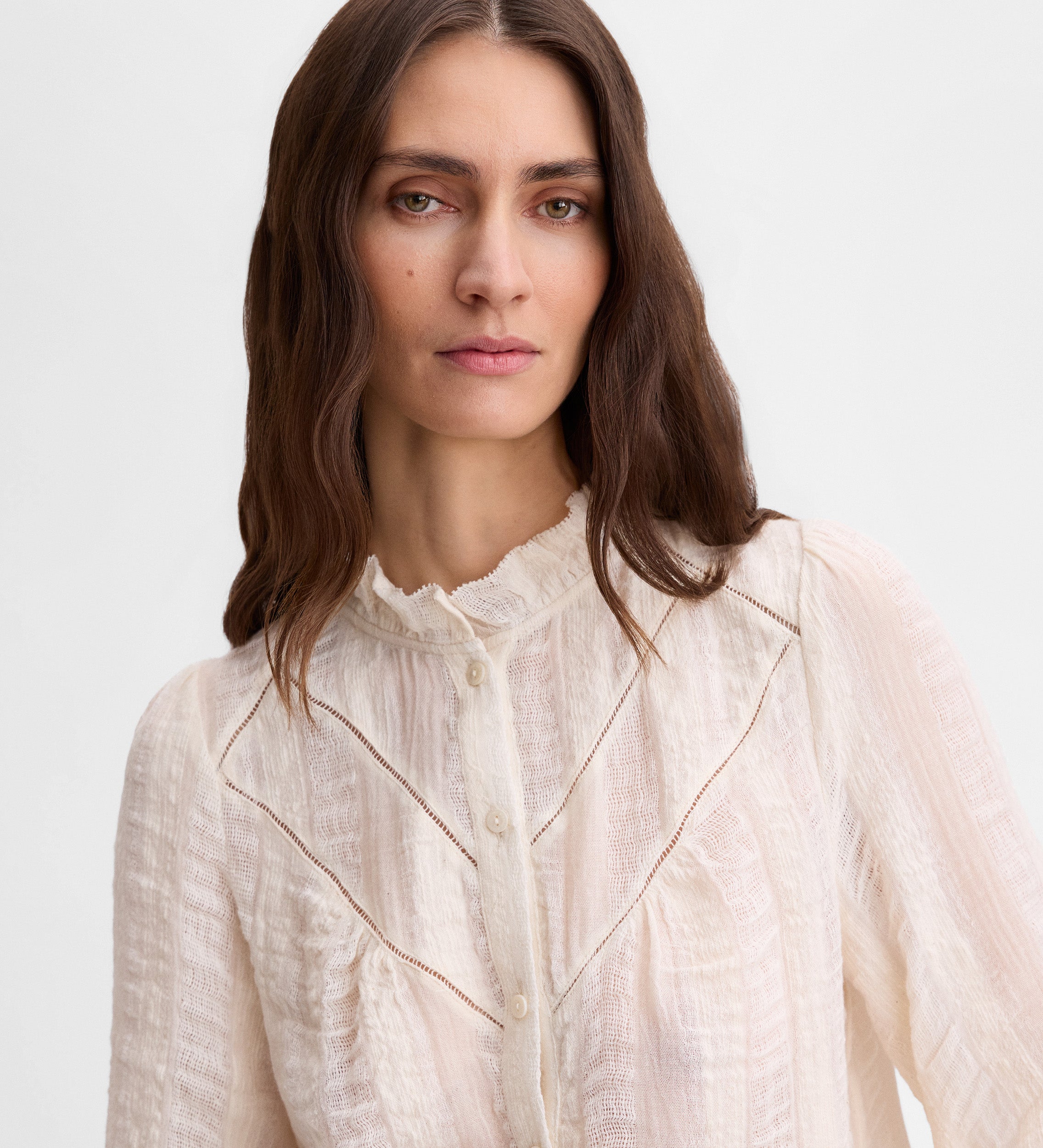 Blusa romántica textura