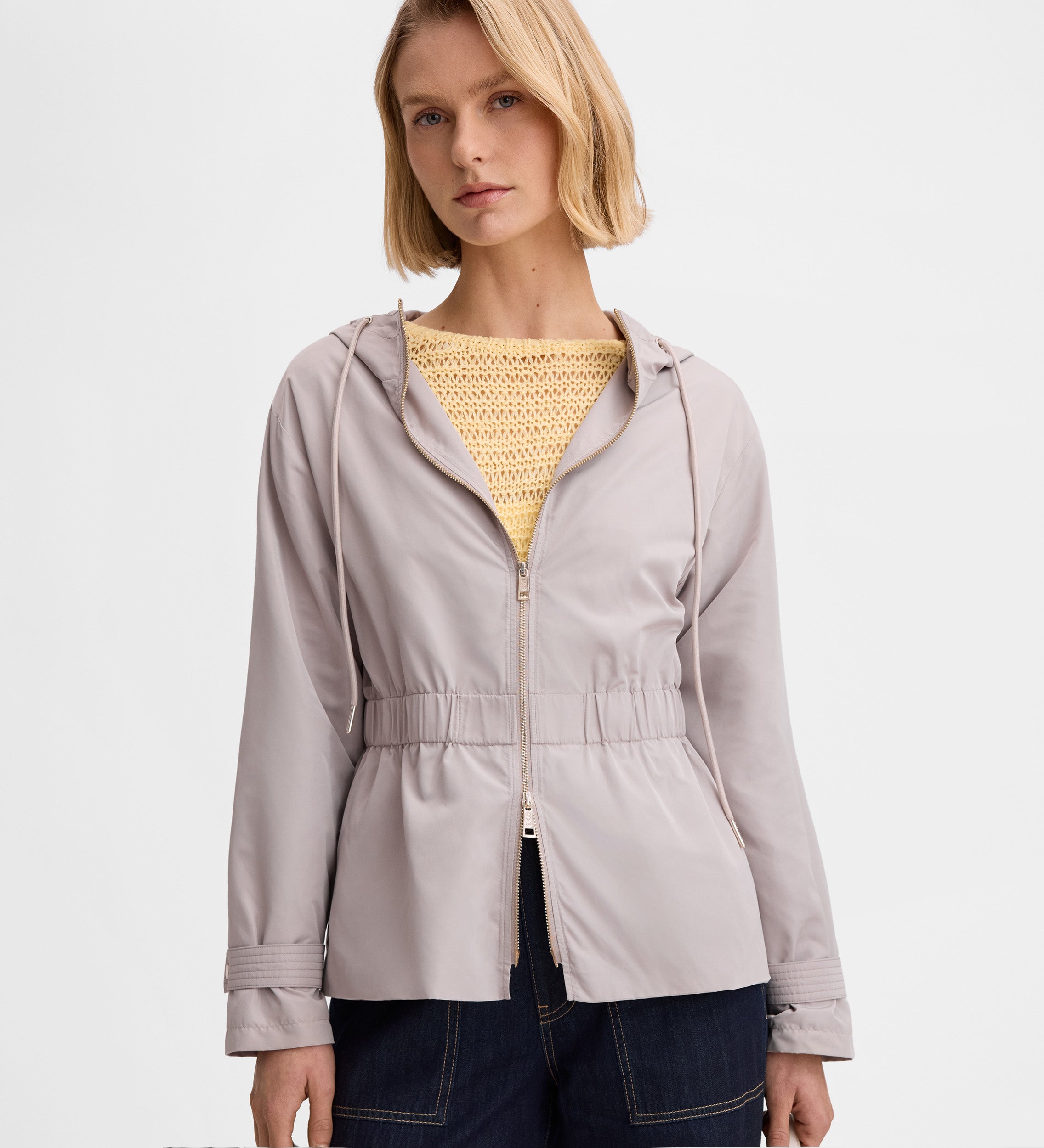 Parka courte ajustée