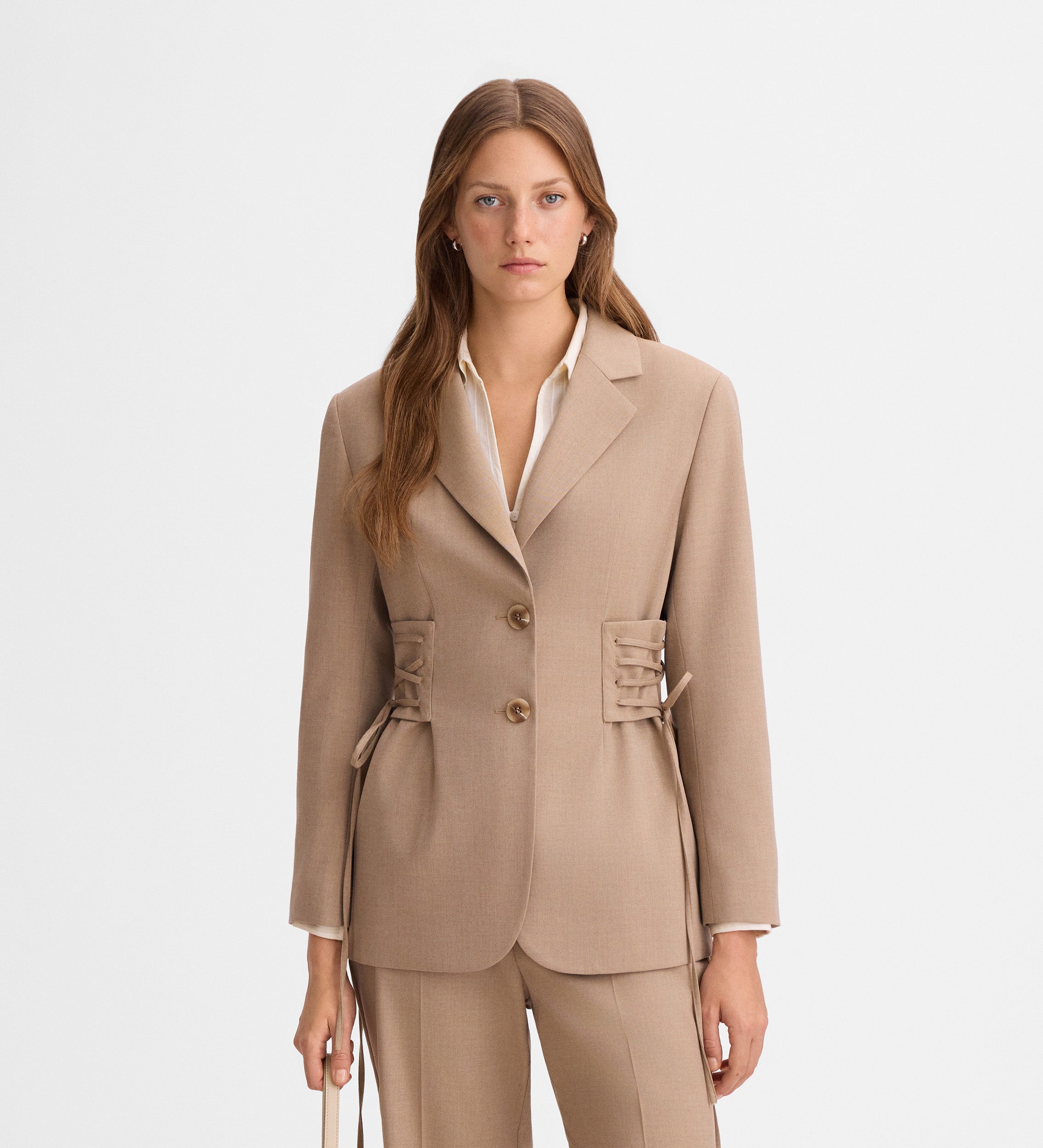 Blazer détails de corset