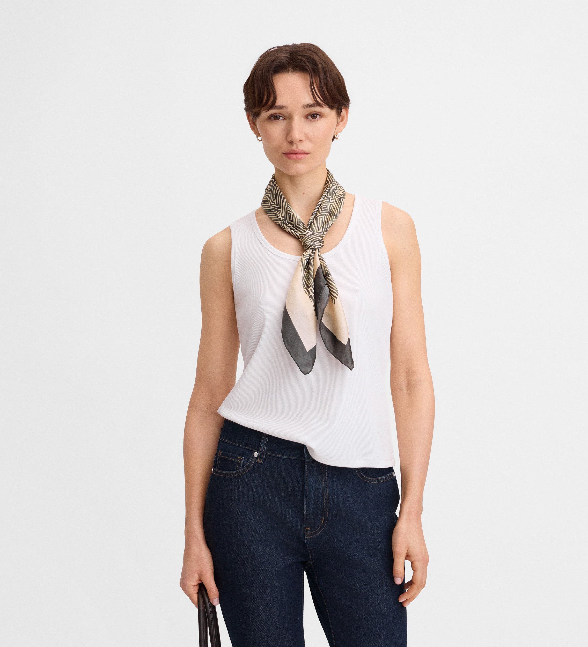 Foulard en soie imprimé