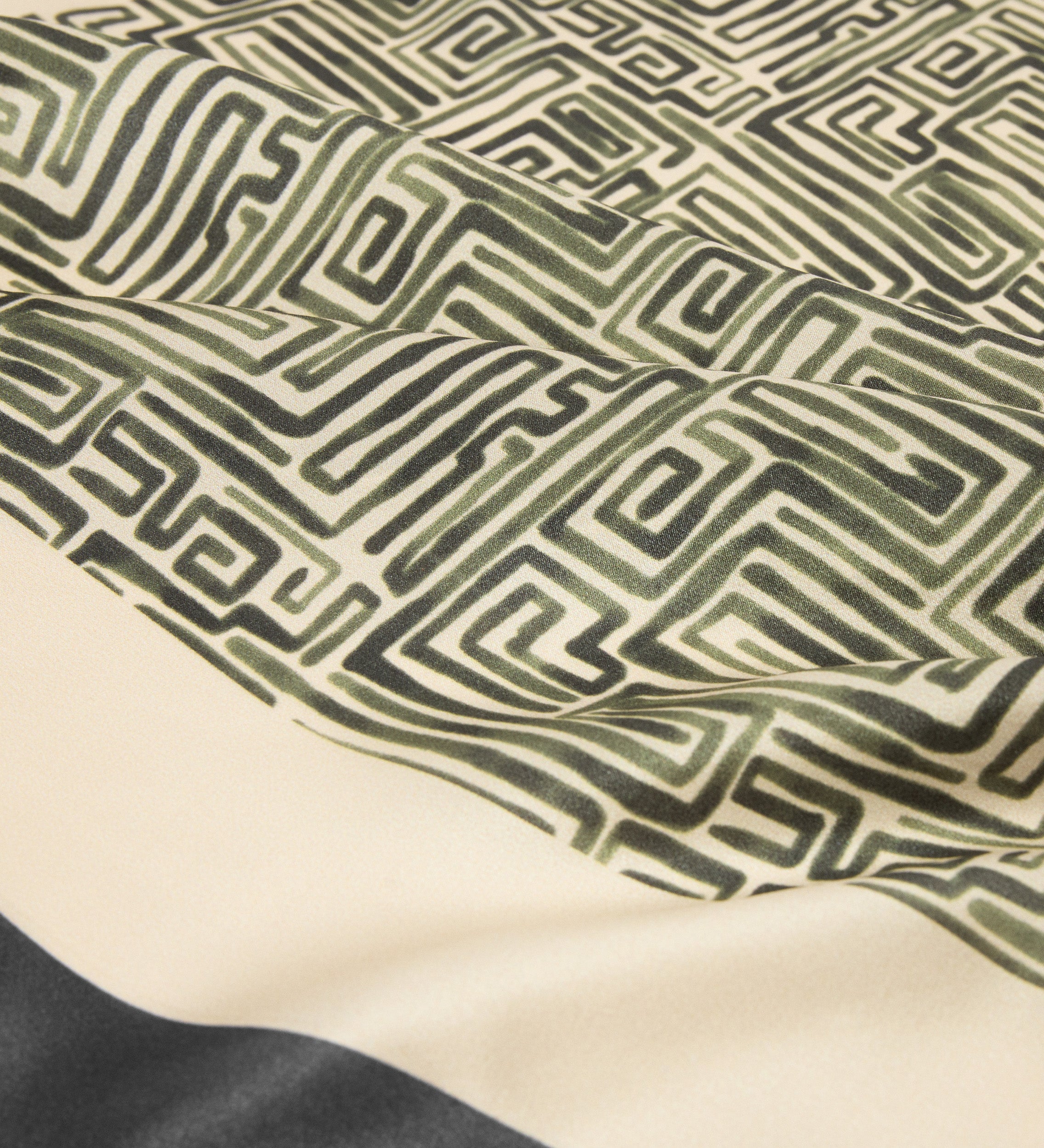 Foulard en soie imprimé