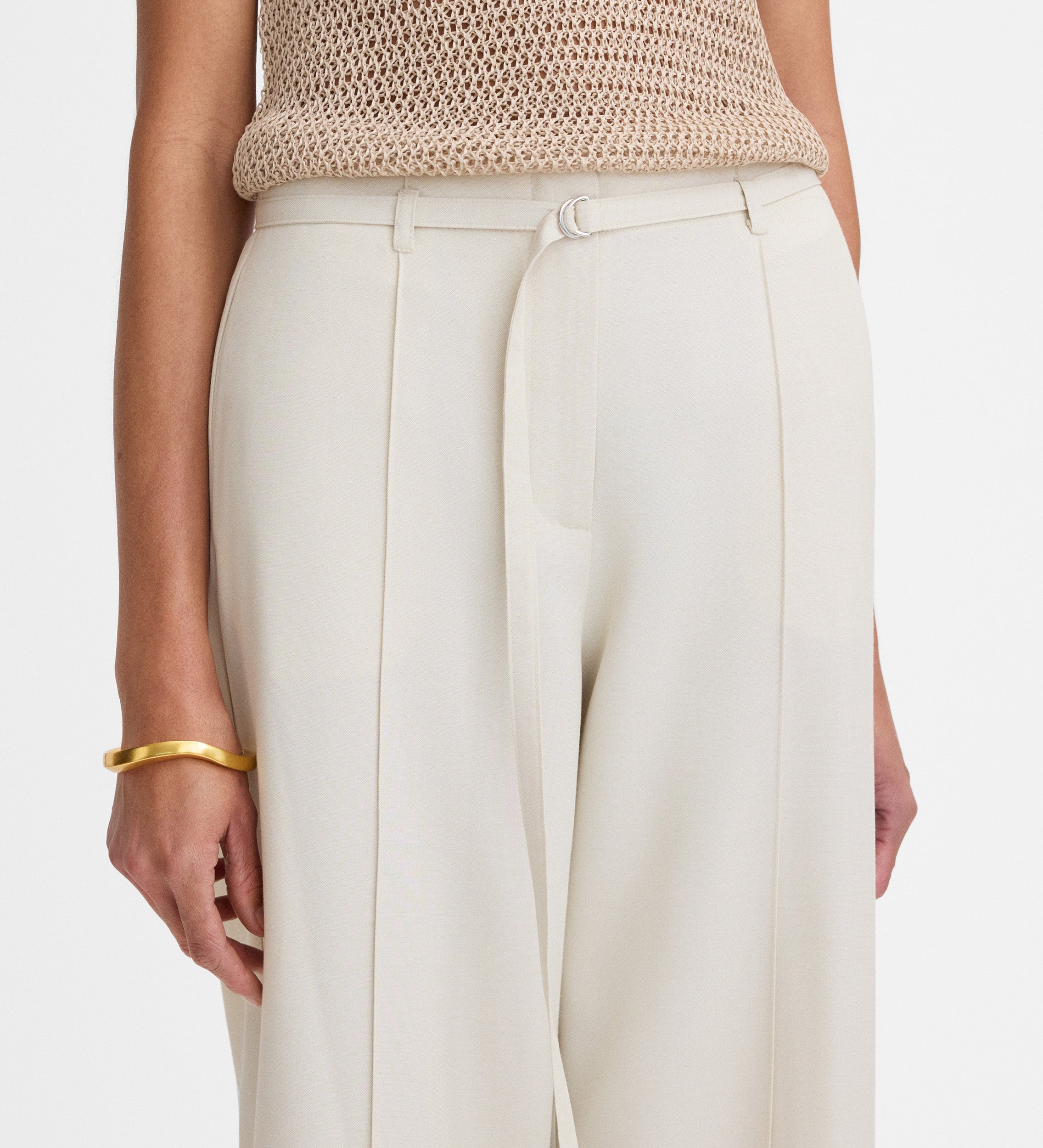 Wide straight pants