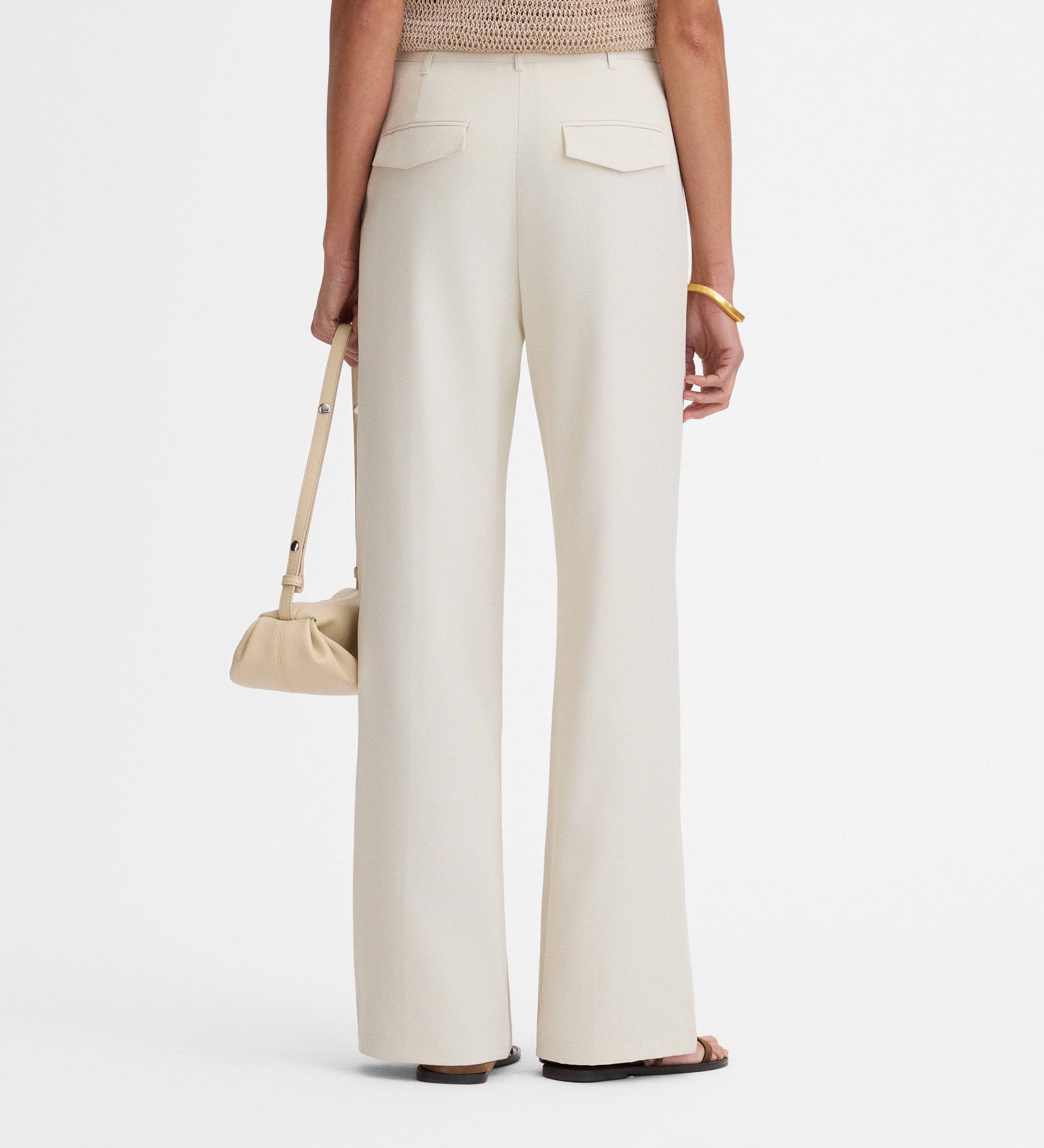 Wide straight pants