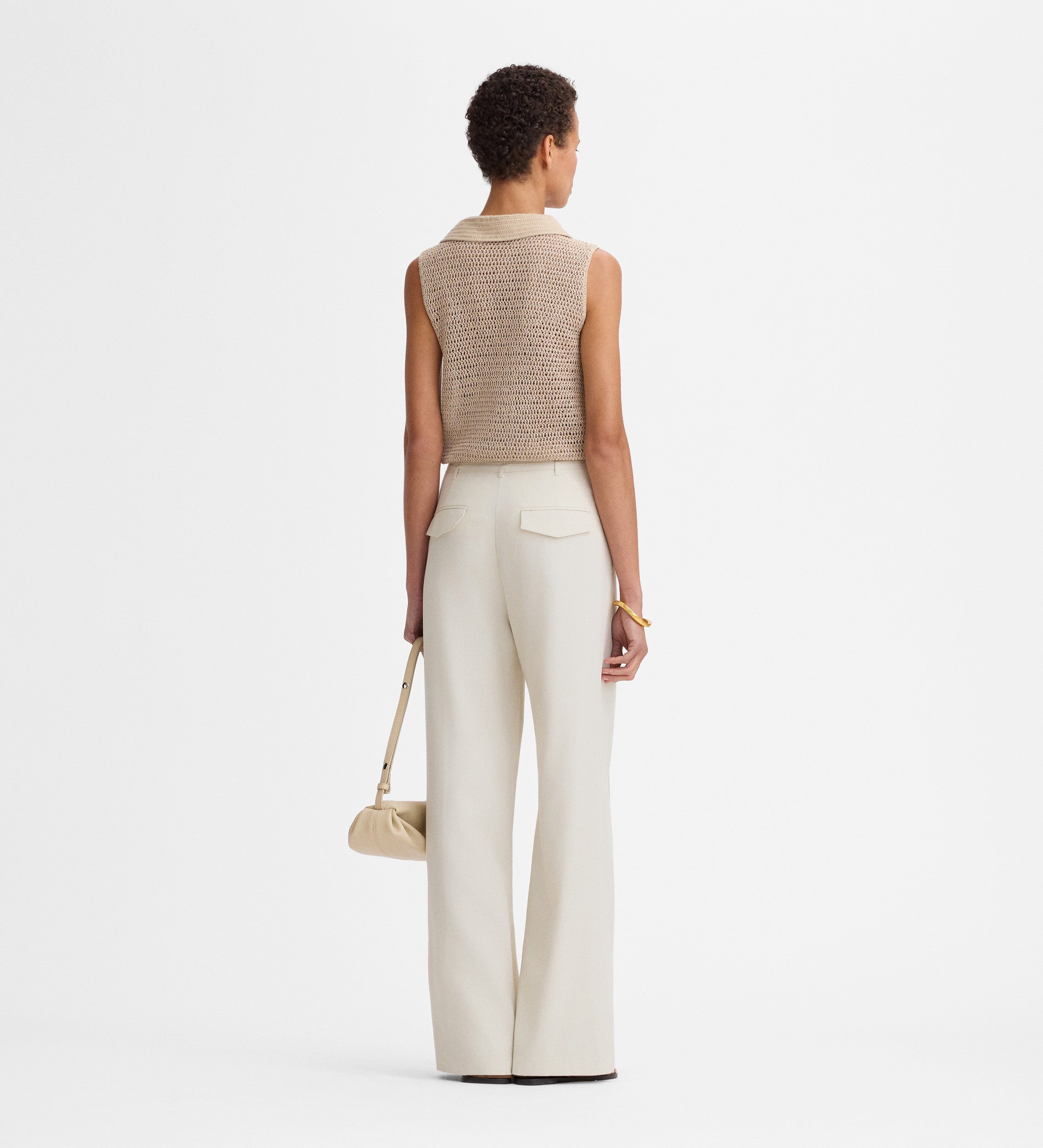 Wide straight pants