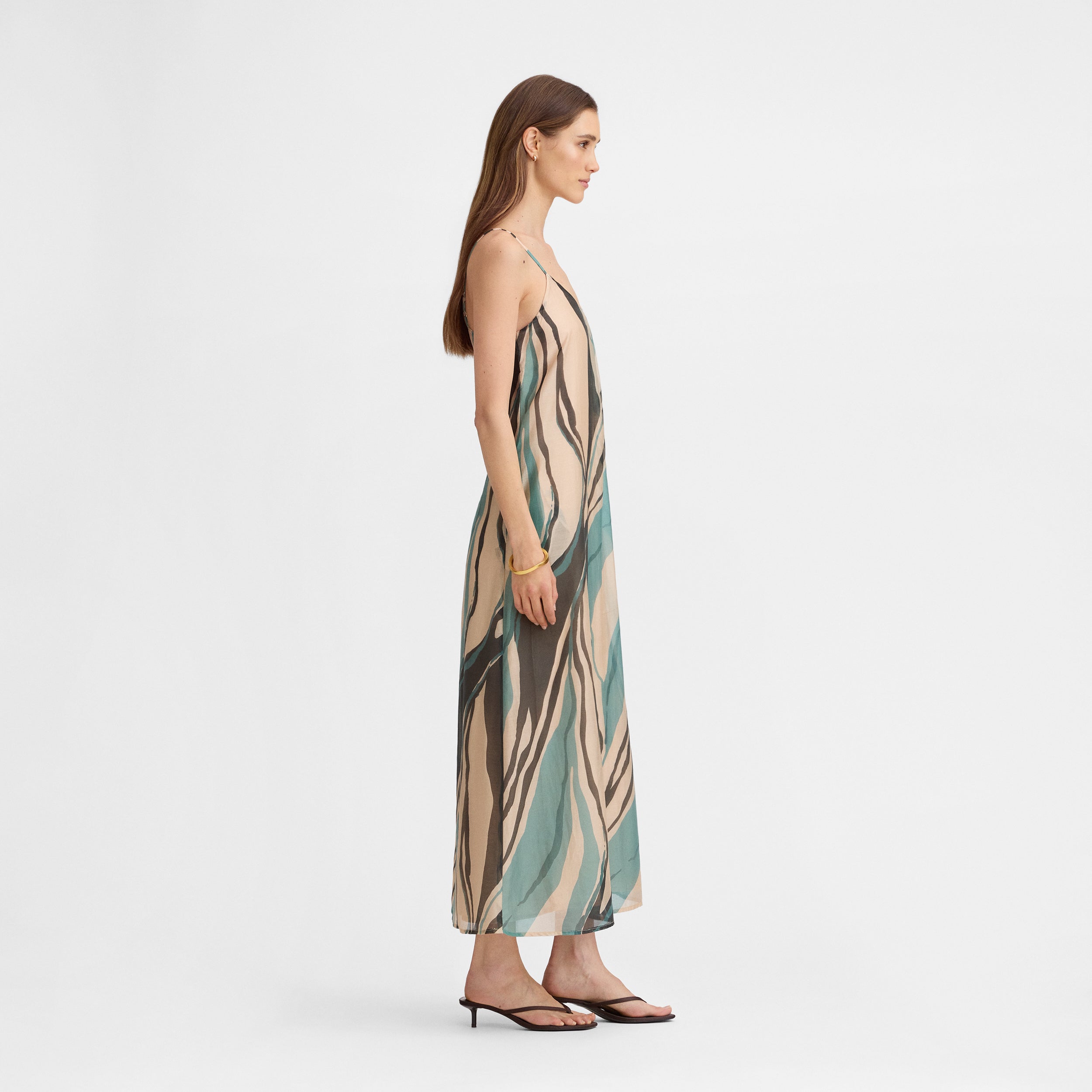 Robe à bretelles imprimée