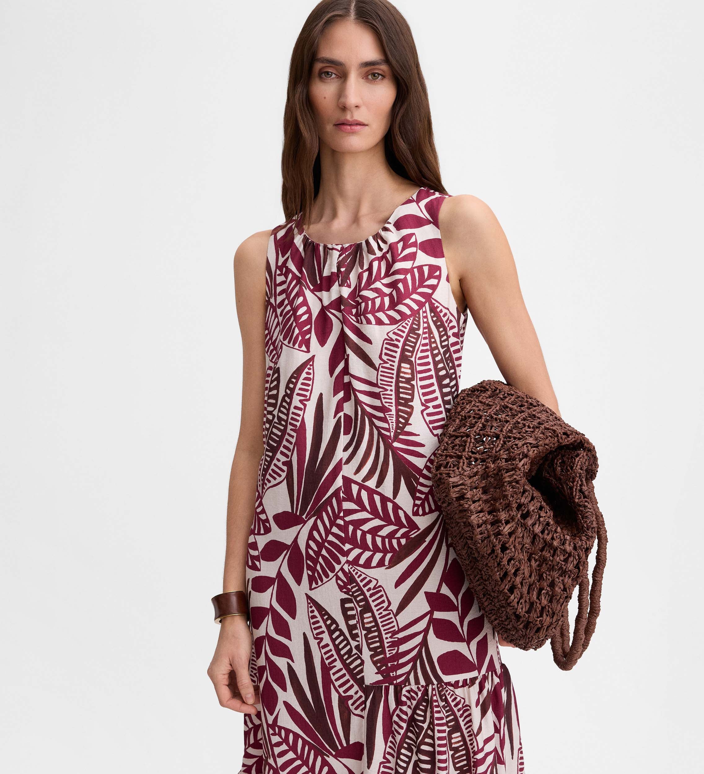 Flowy printed dress