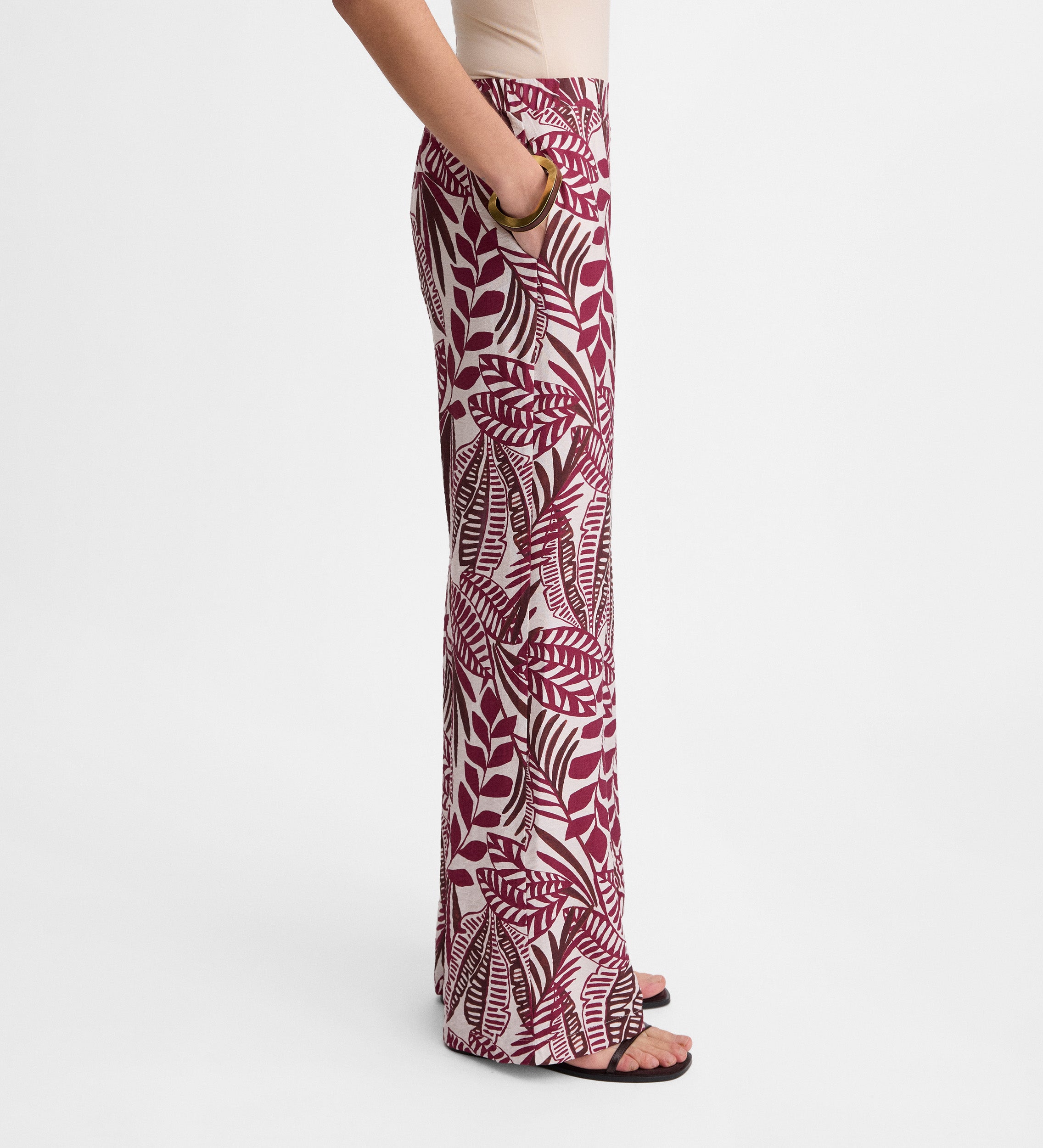 Pantalon imprimé fluide