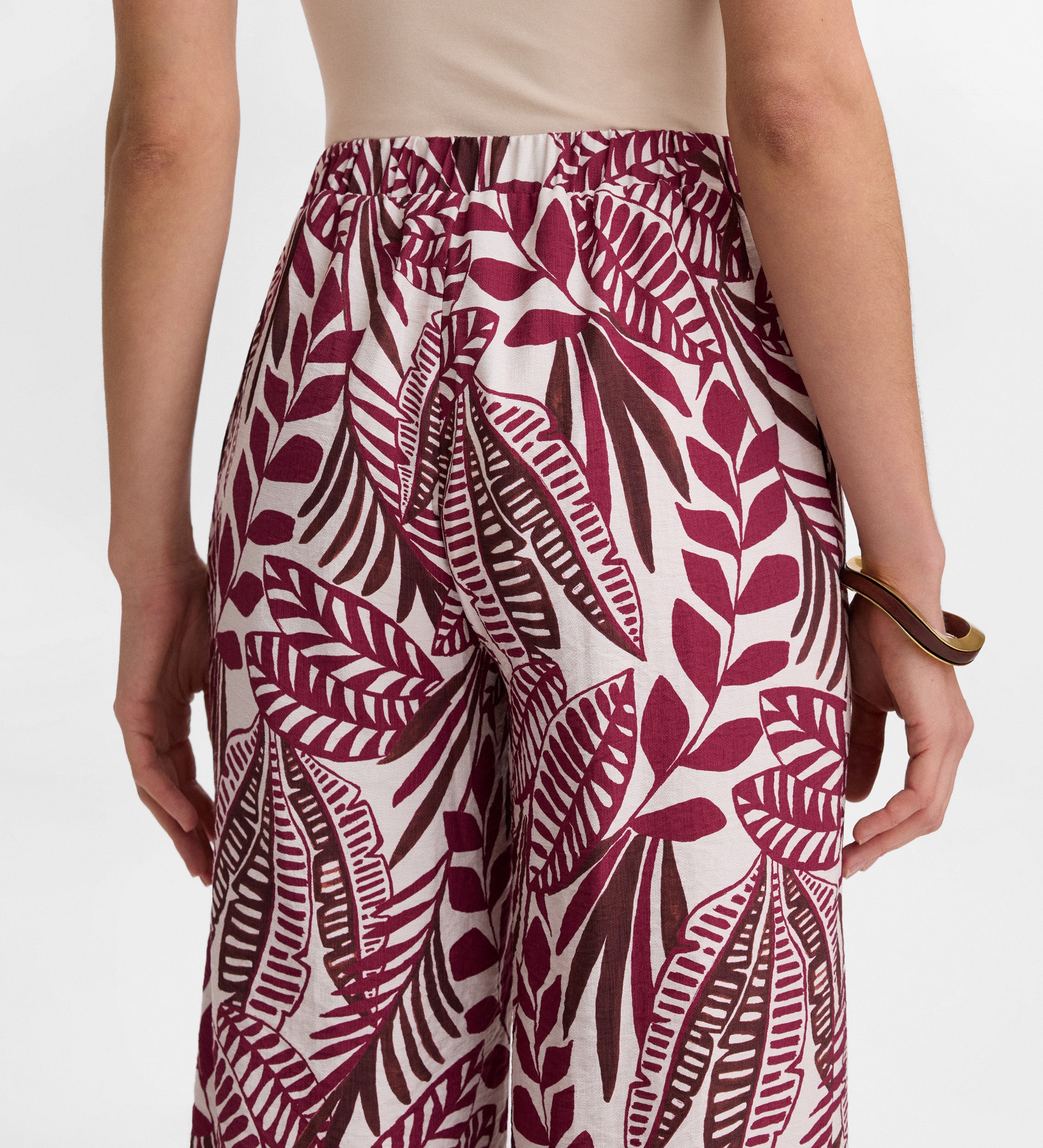 Pantalon imprimé fluide