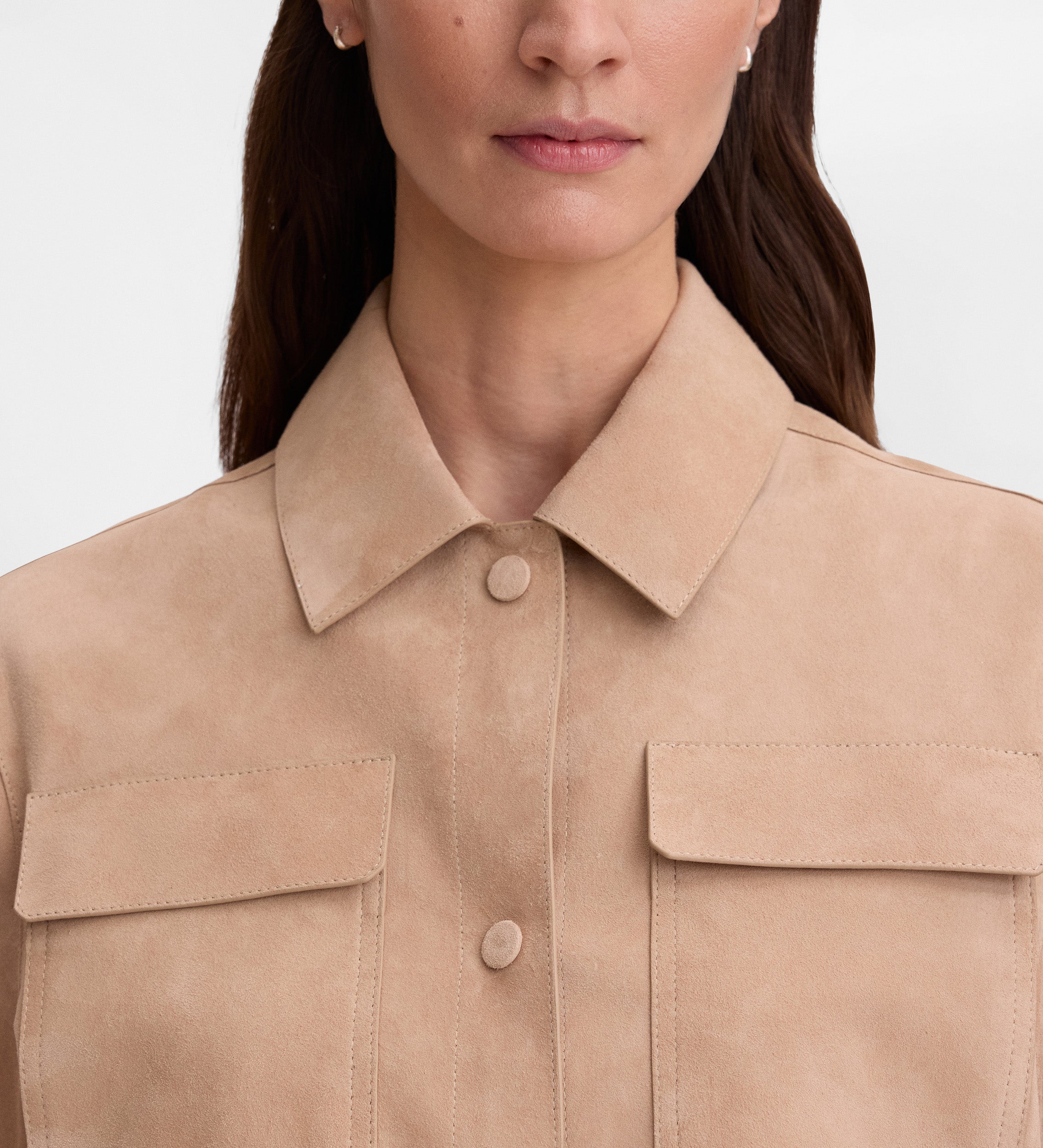 Sobrecamisa sahariana ante