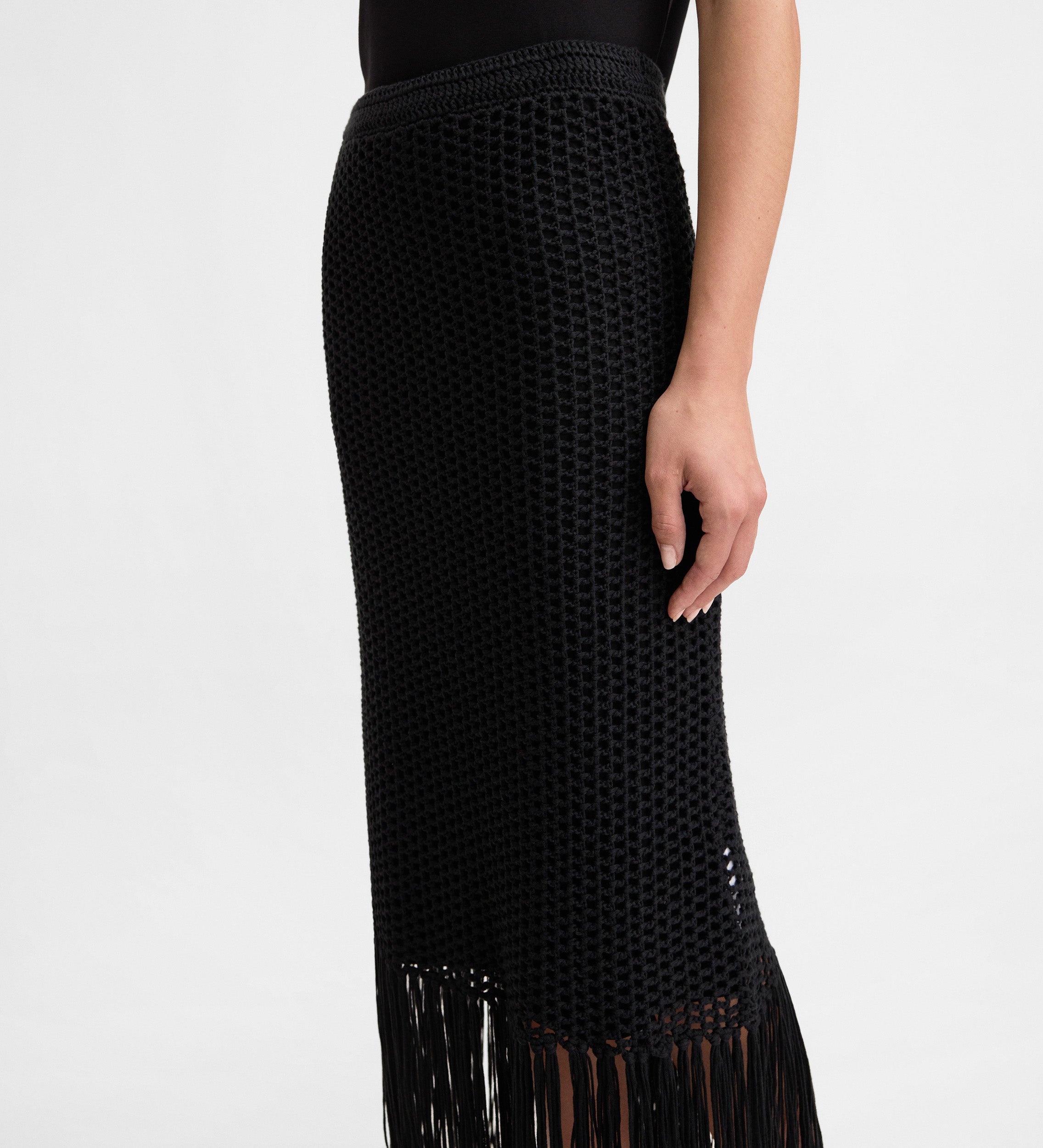 Falda crochet
